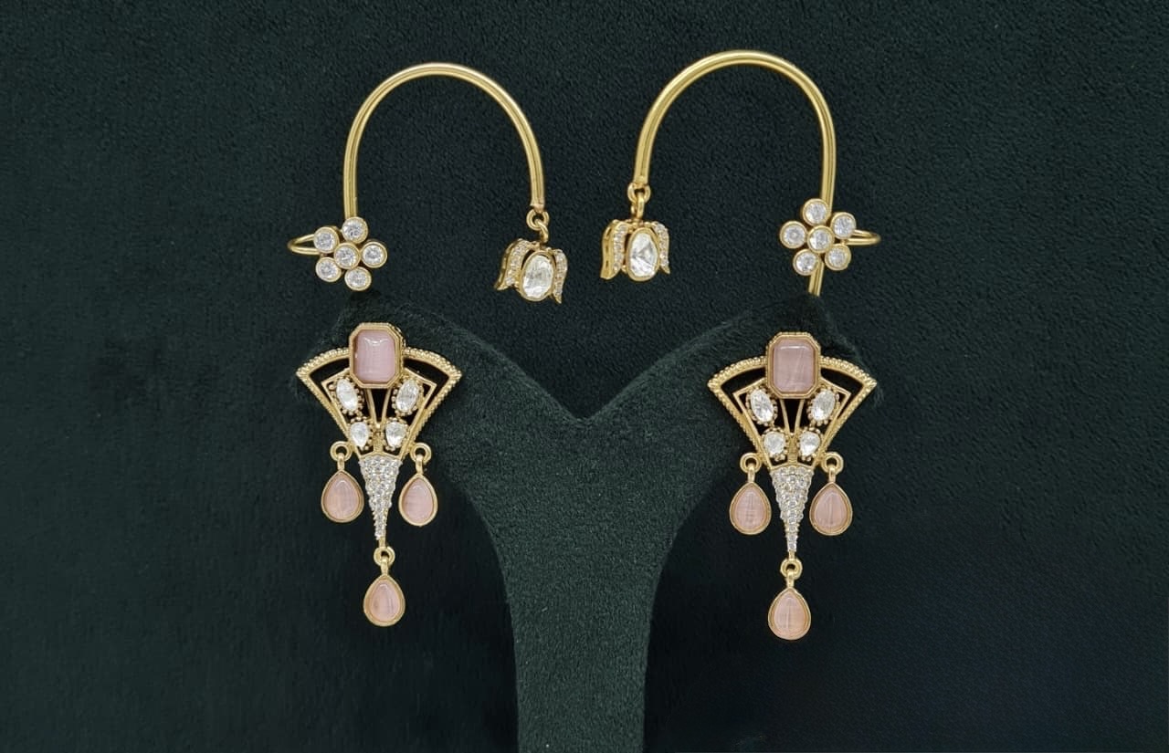 Kundan Earcuff 07866 - 5