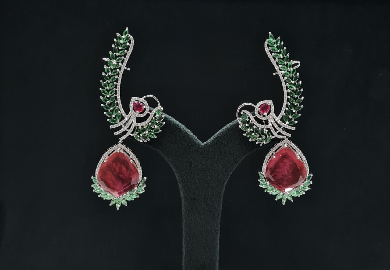 Cz Doublet Earcuff 08126 - 6