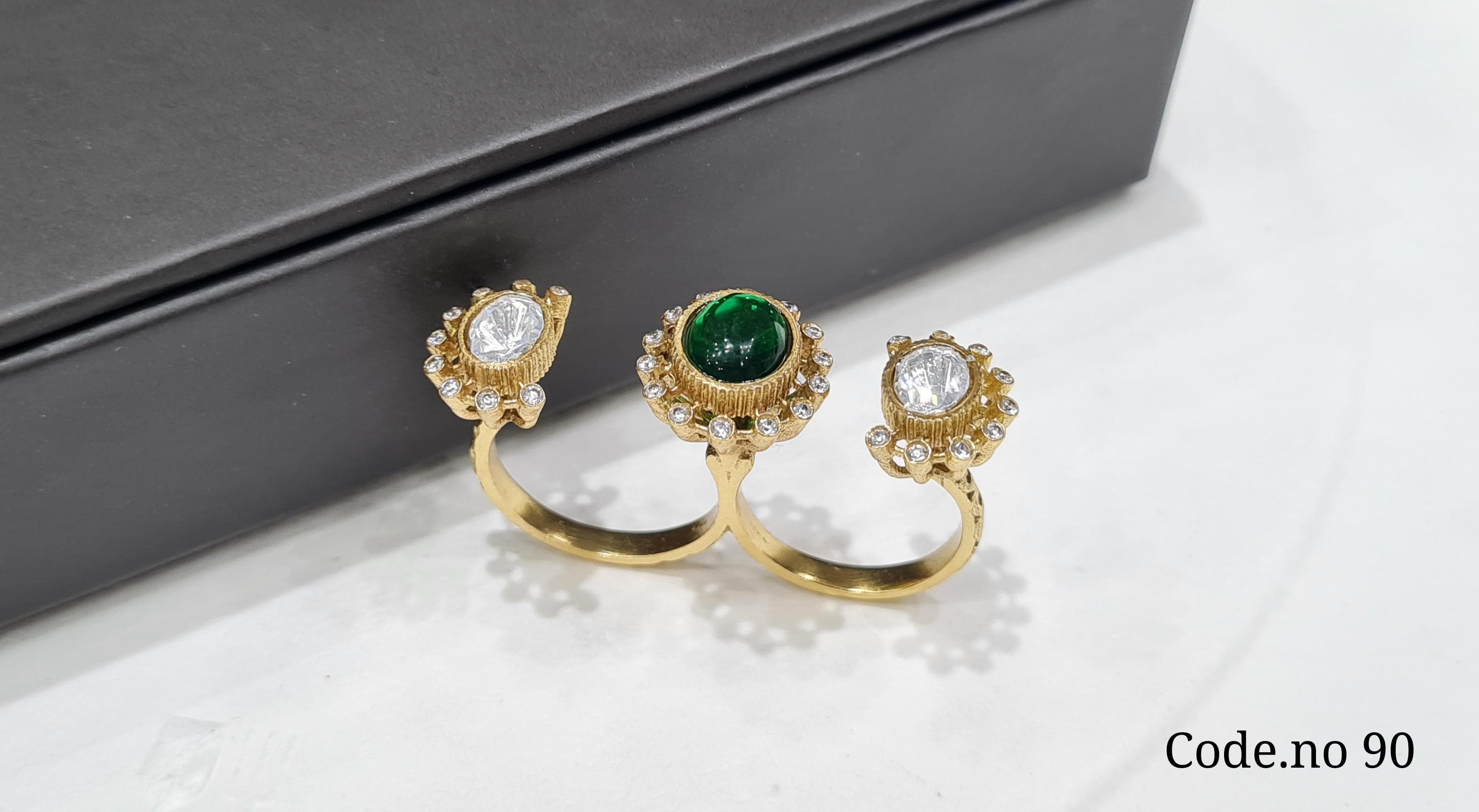 Kundan Fingerring 00064 - 3