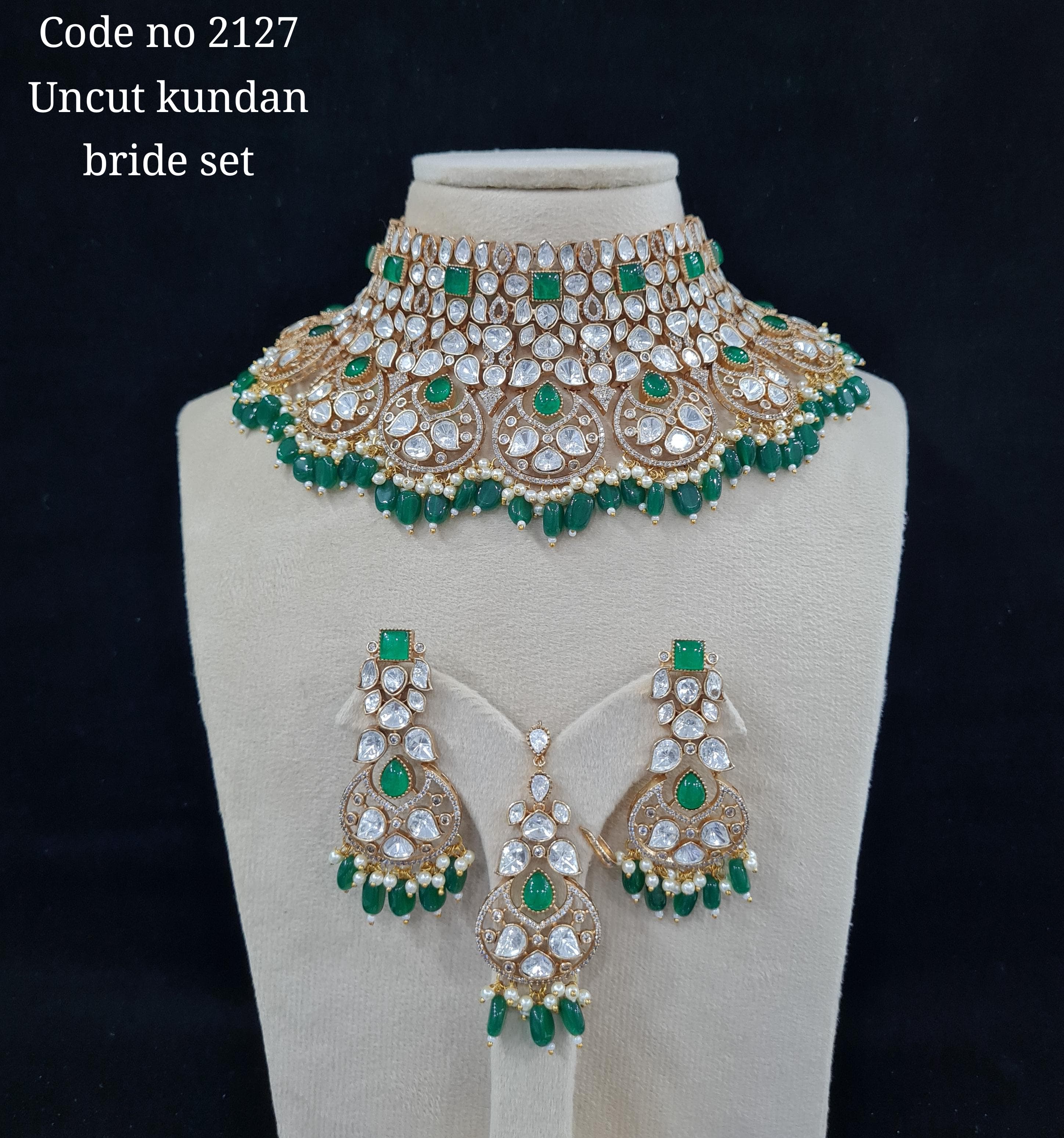 Kundan Bride Set 00792 - 3