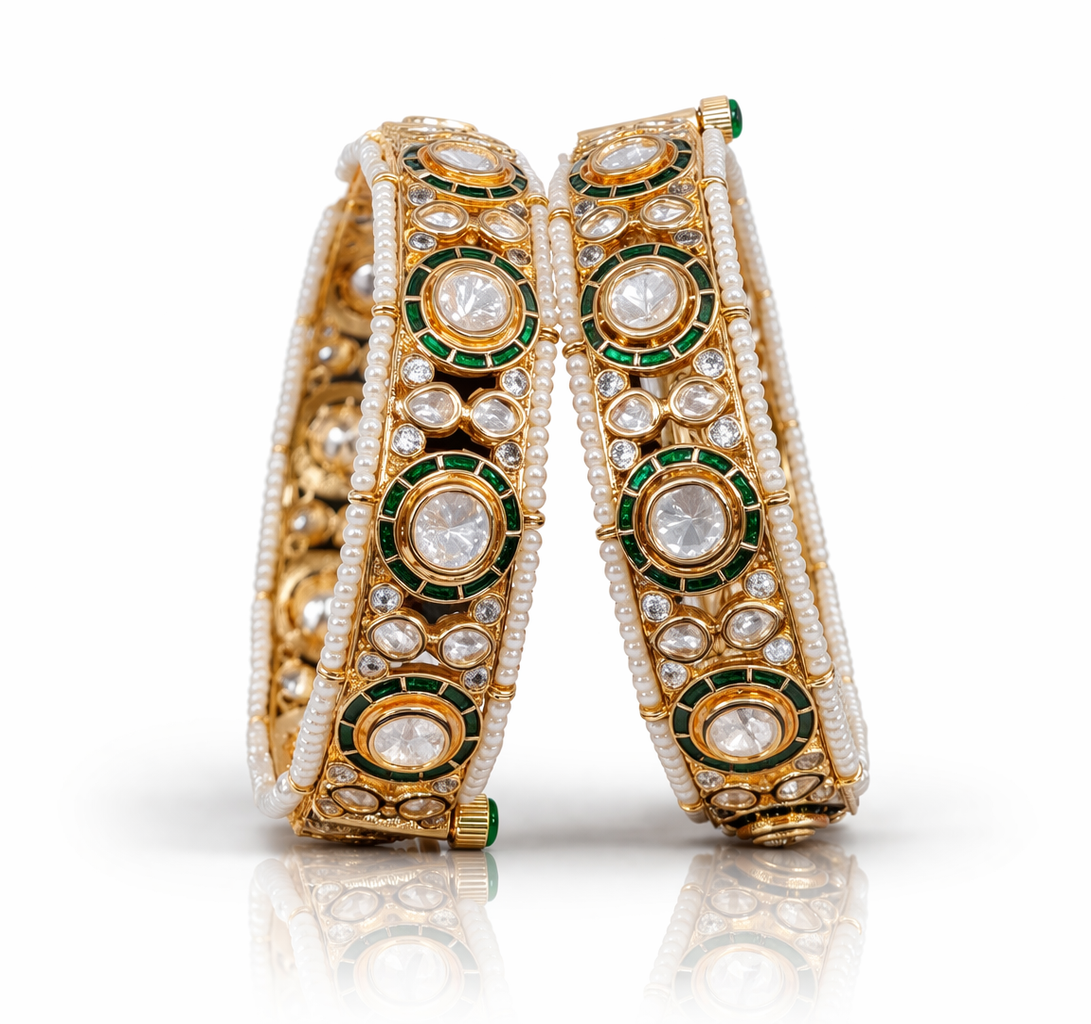 Kundan Bangles 04088