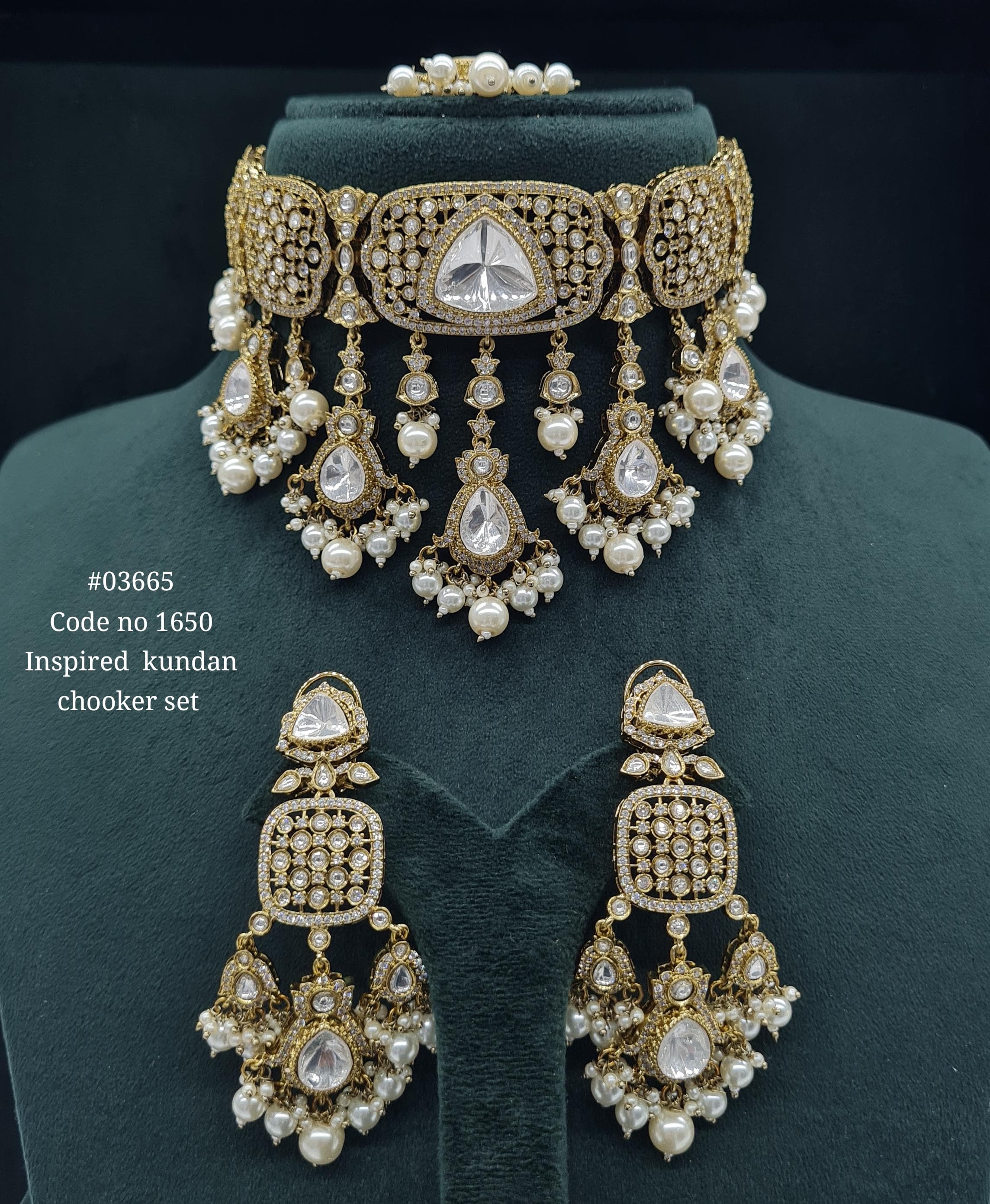 Kundan Choker 03665 - 3