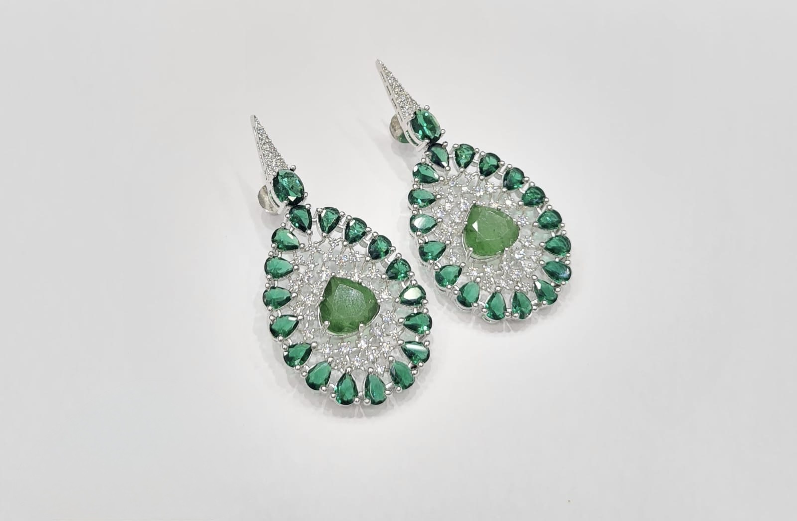 Cz Earrings 08545 - 4