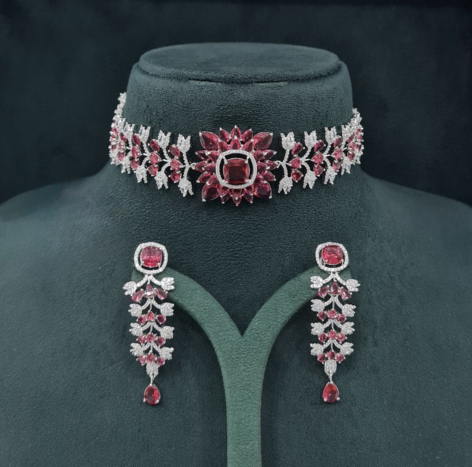 Cz Necklace 07611 - 9