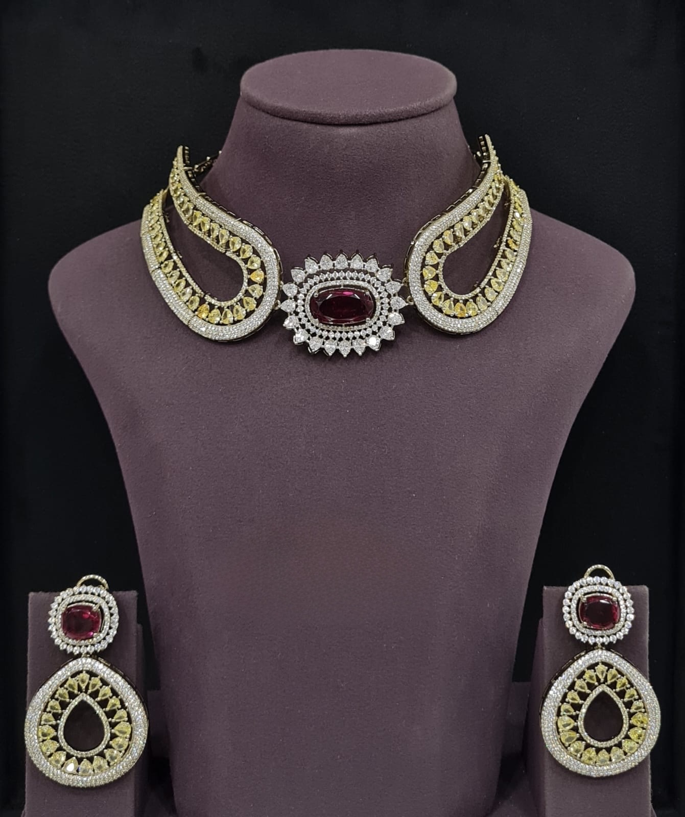 Cz Necklace 11115 - 3