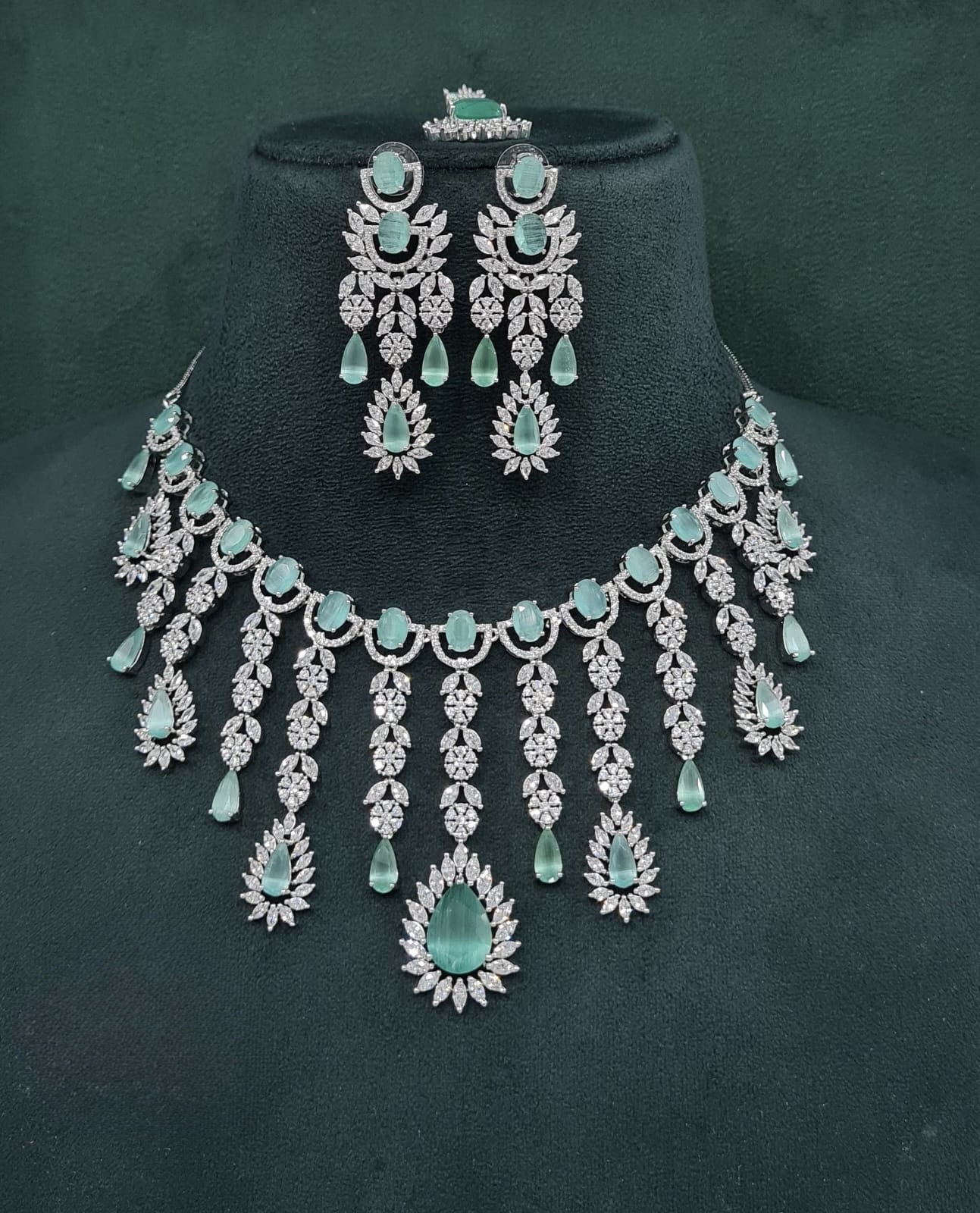 Cz Necklace 09327 - 17