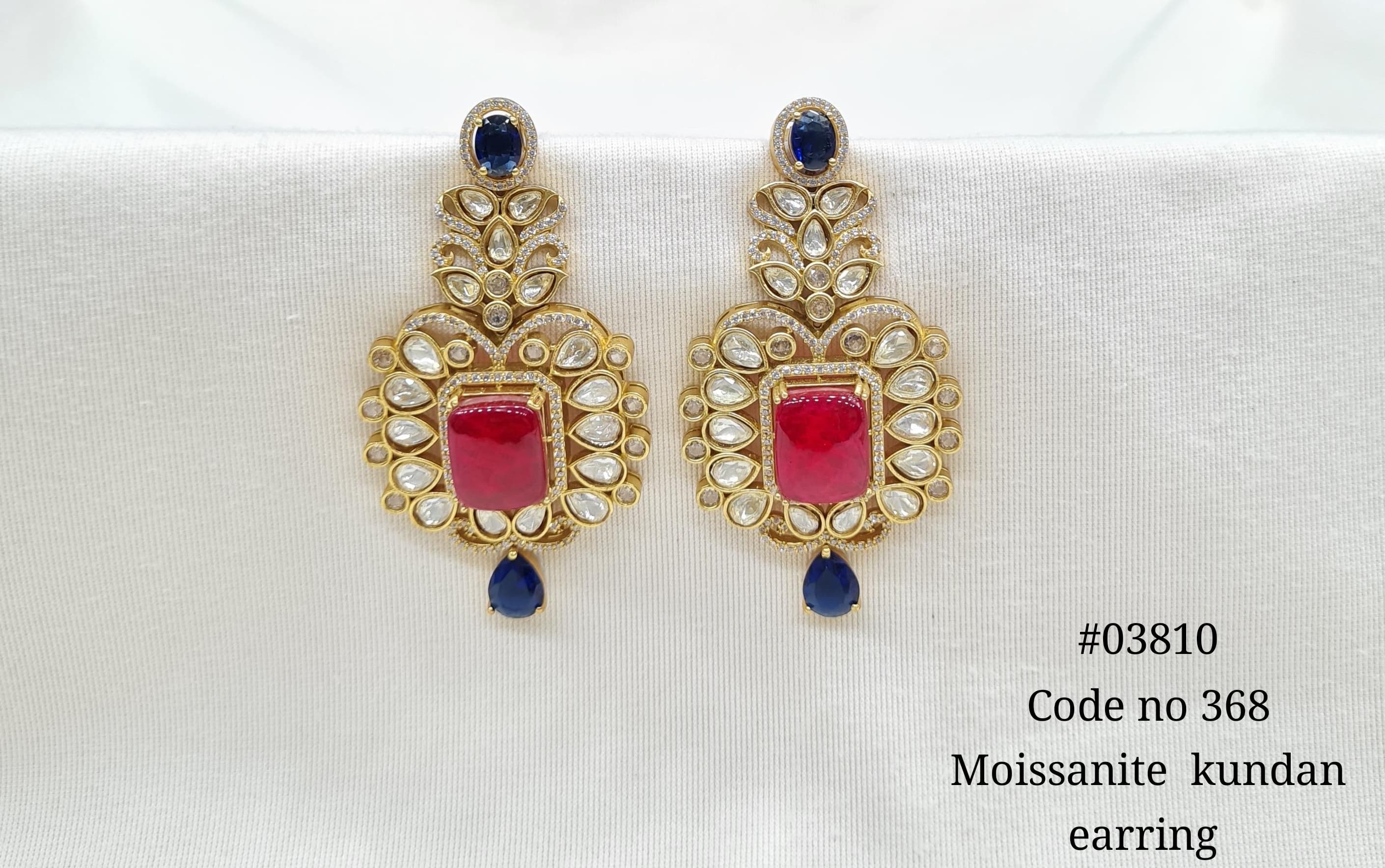 Kundan Earrings 03810