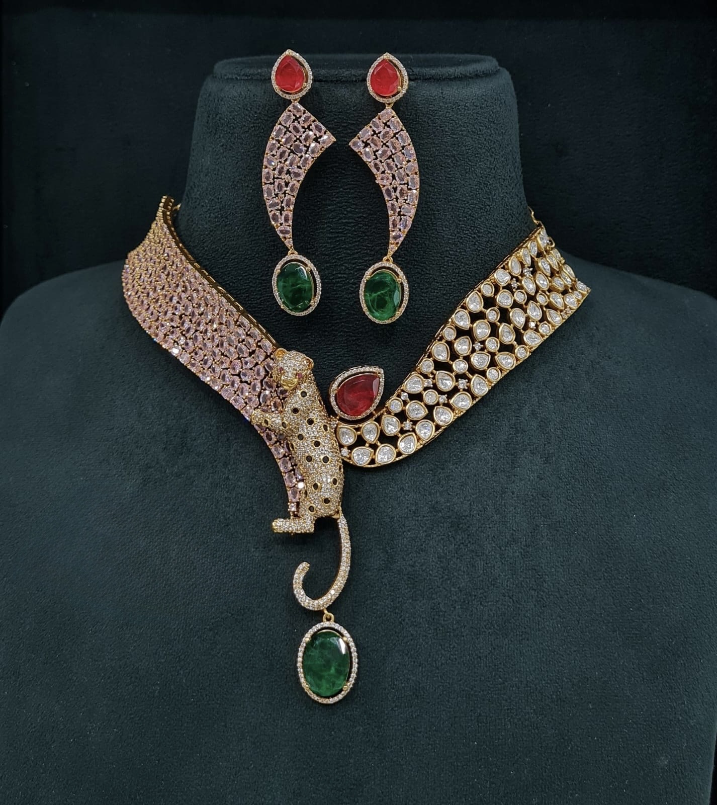 Kundan Necklace 08218 - 8