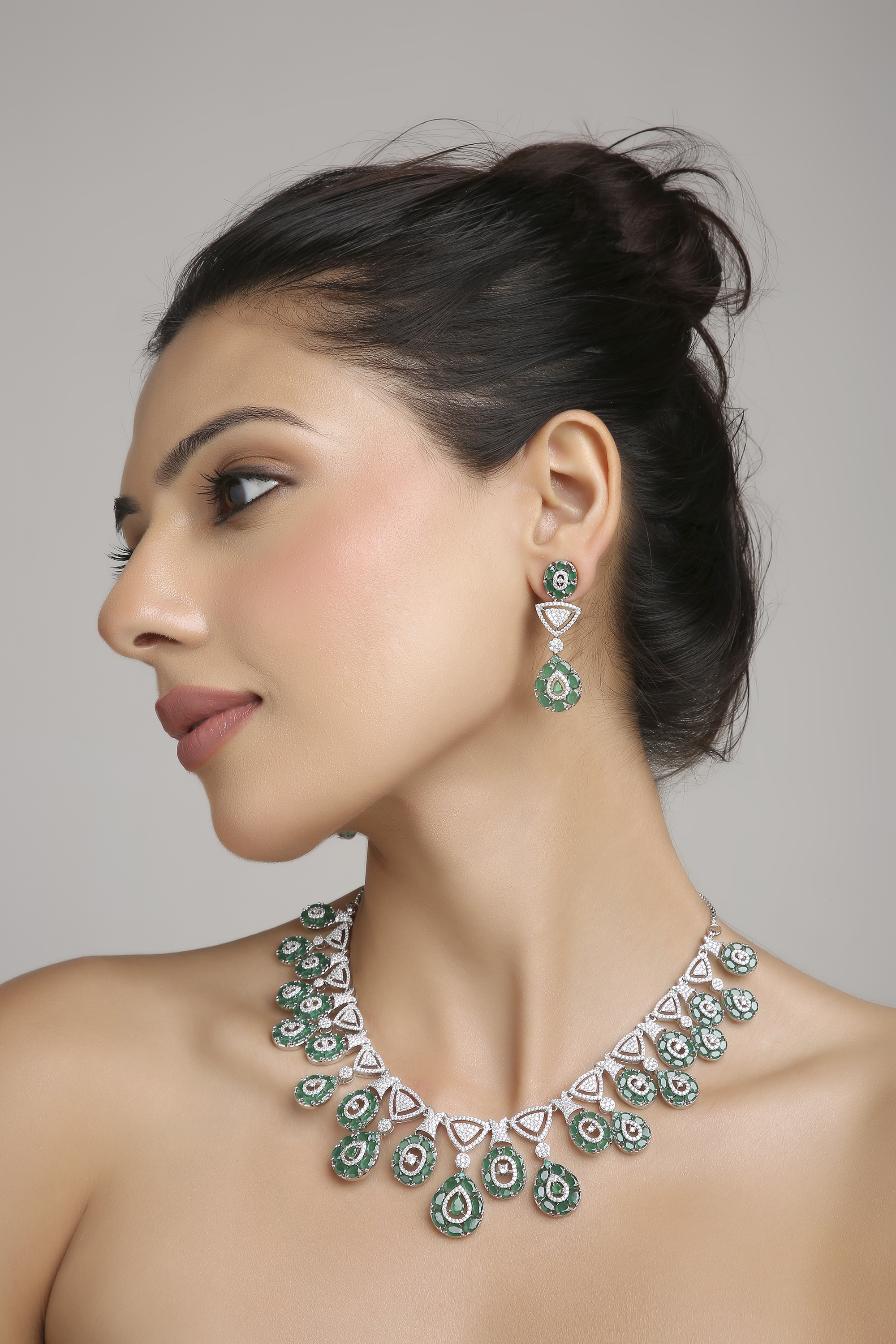 Cz Necklace 07586 - 14