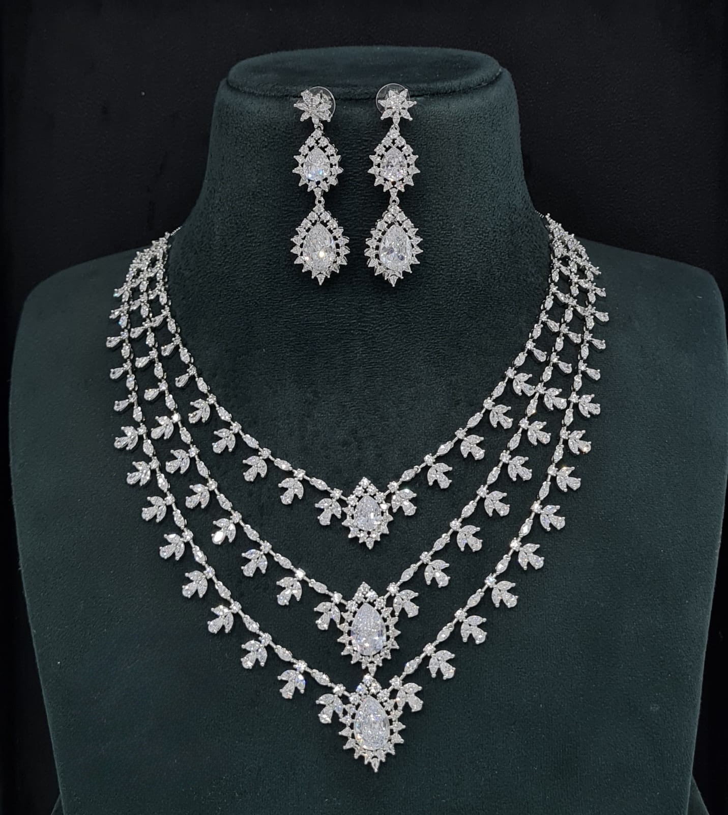 Cz Necklace 10972 - 8