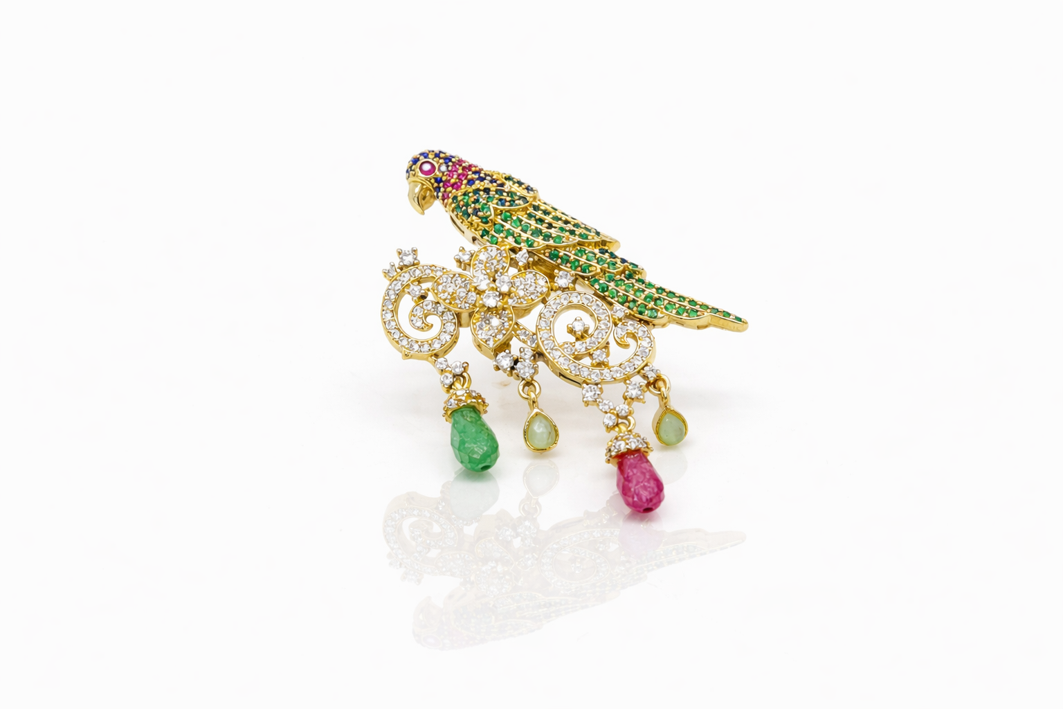 Cz Brooch 09424 - 4