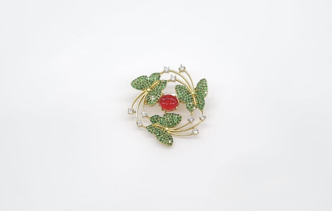 Cz Brooch 10571 - 3