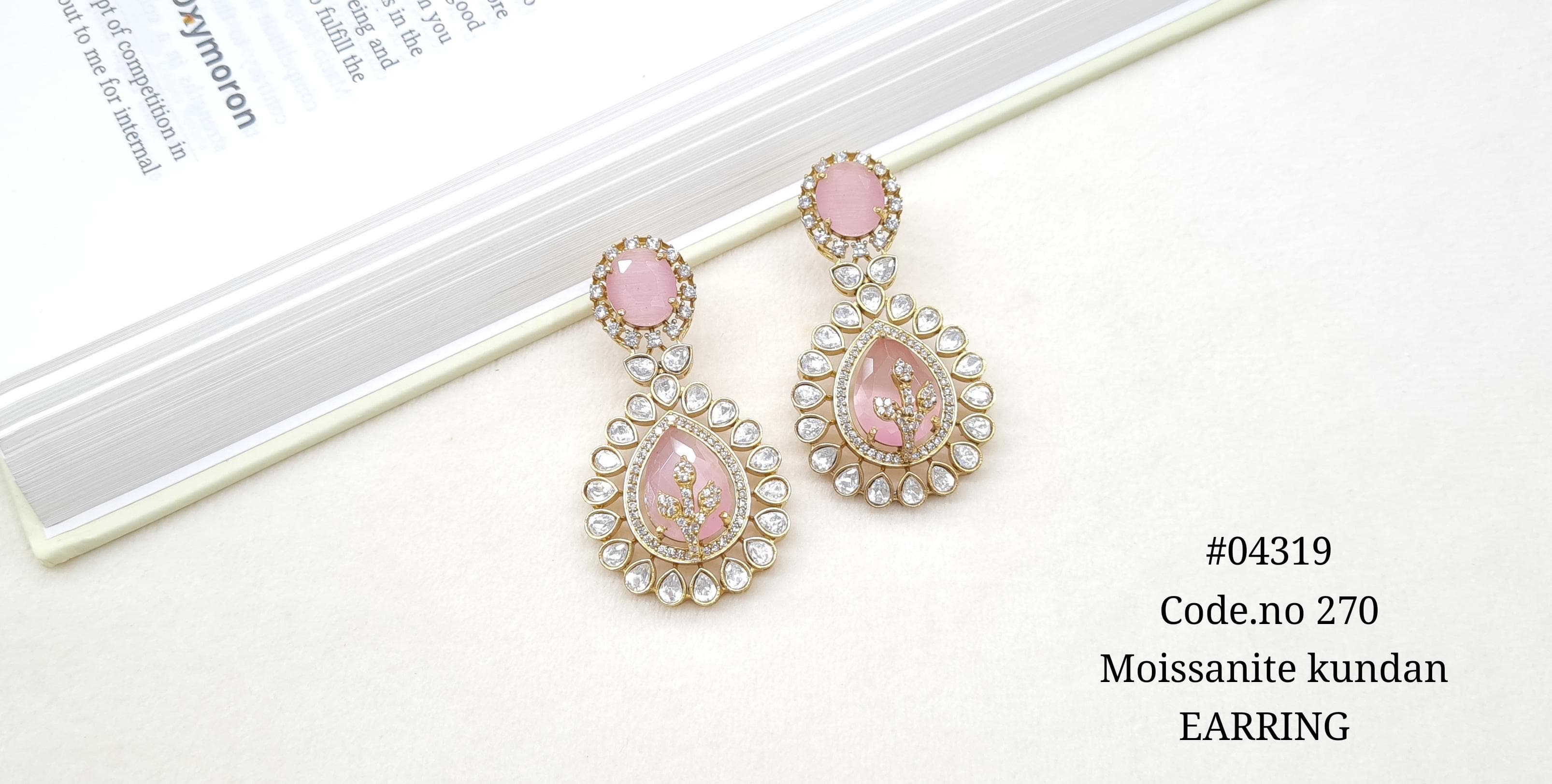 Kundan Earring 04319 - 4