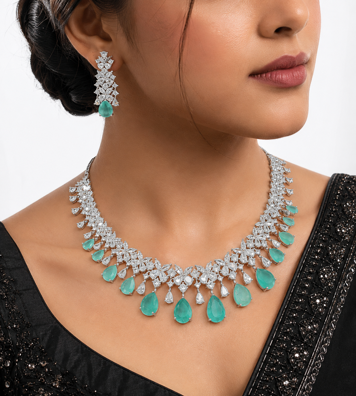 Cz Necklace 11652 - 5