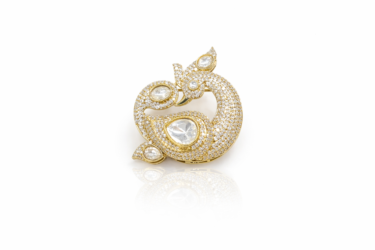 Peacock Brooch 04308 - 4