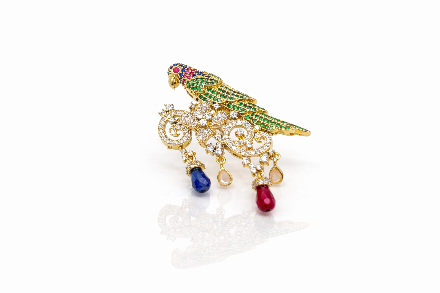 Cz Brooch 09424 - 3