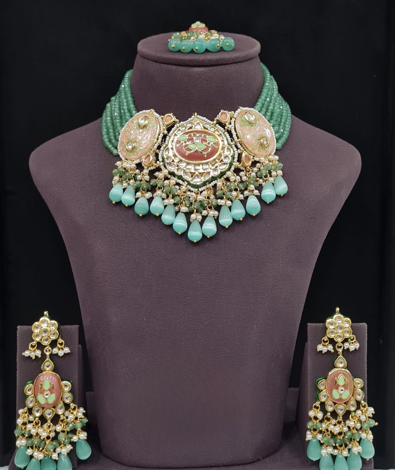 Meenakari Necklace 10706 - 6
