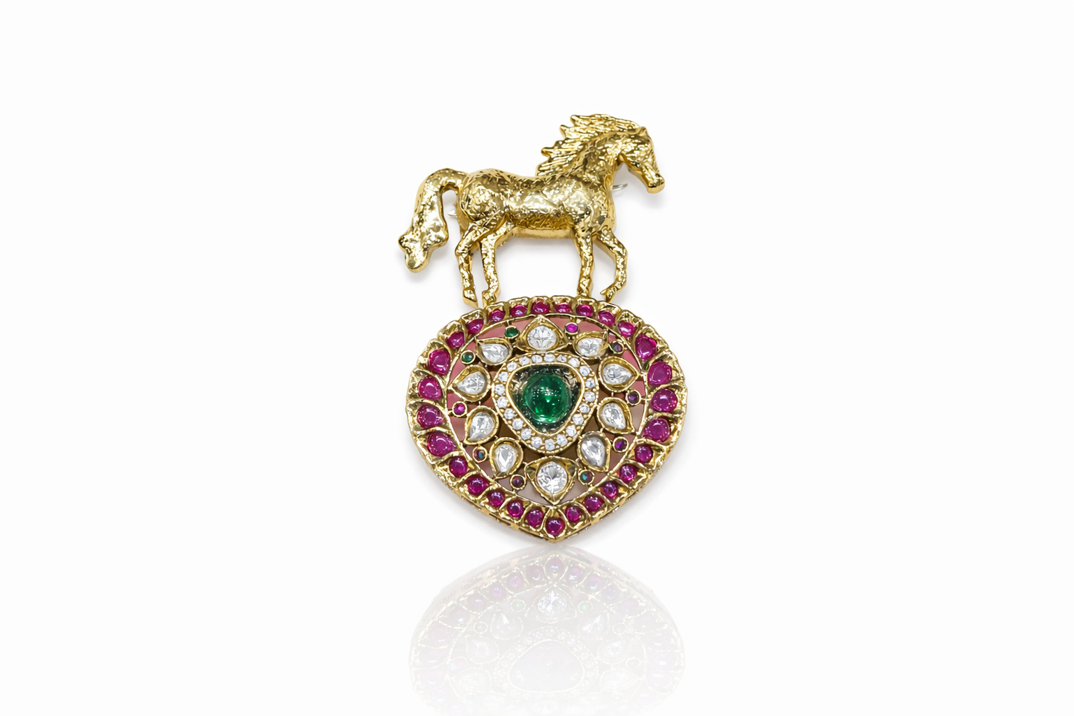 Kundan brooch 02138