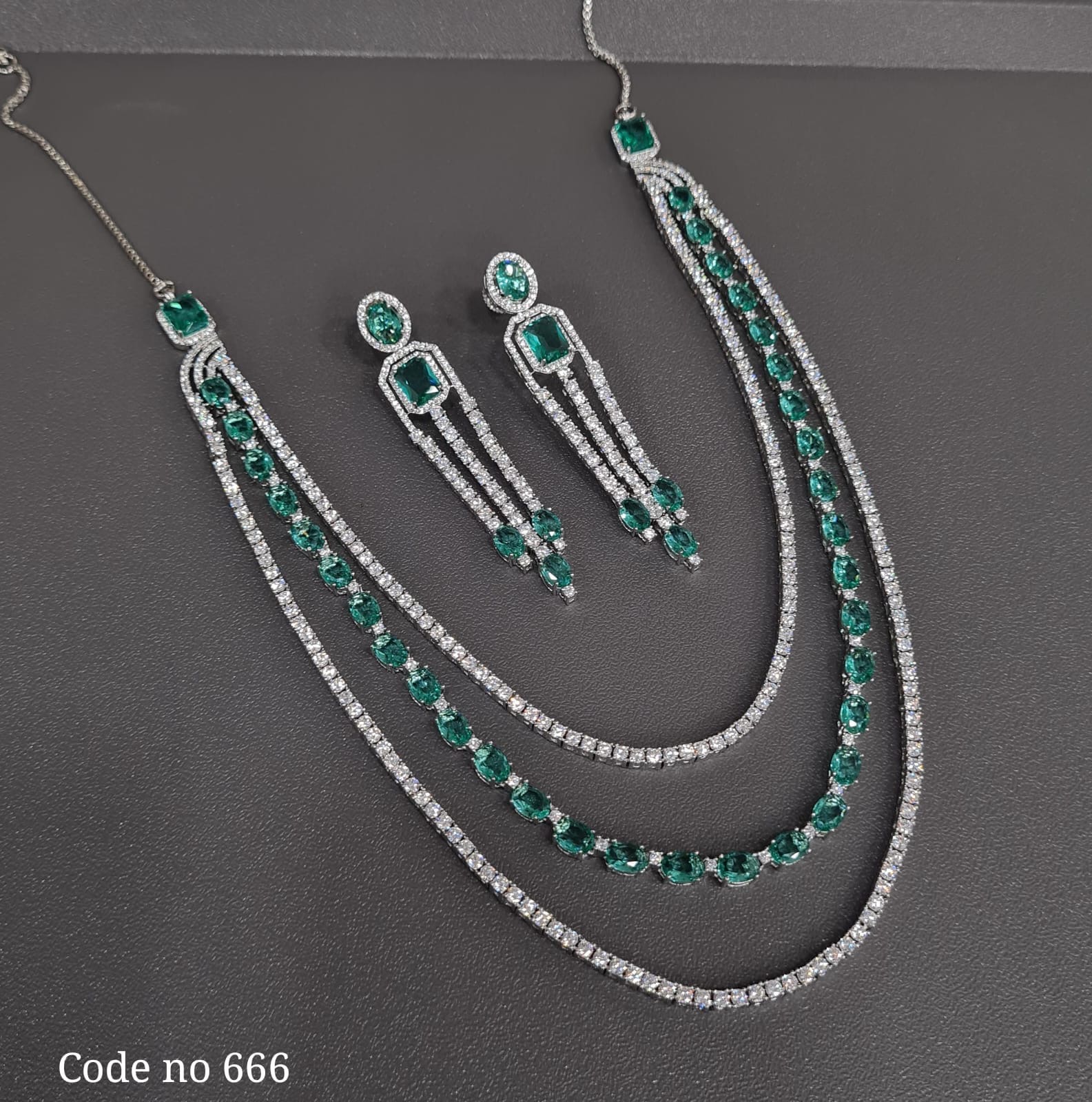 Cz Necklace 03839 - 4