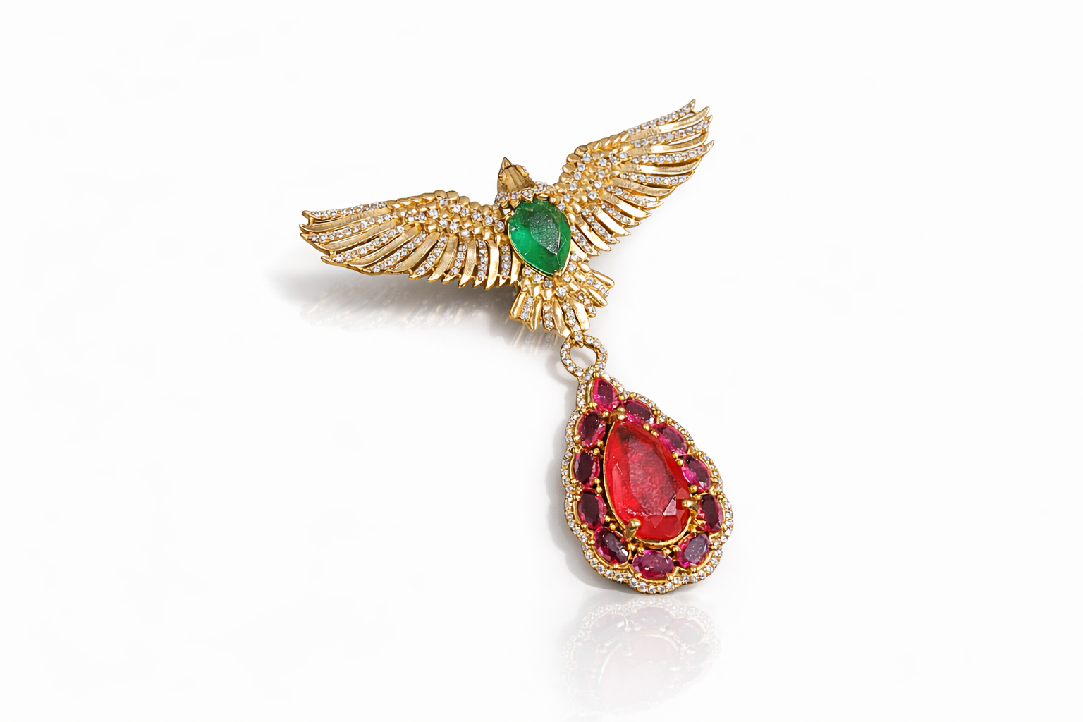 Falcon Brooch 08698 - 6