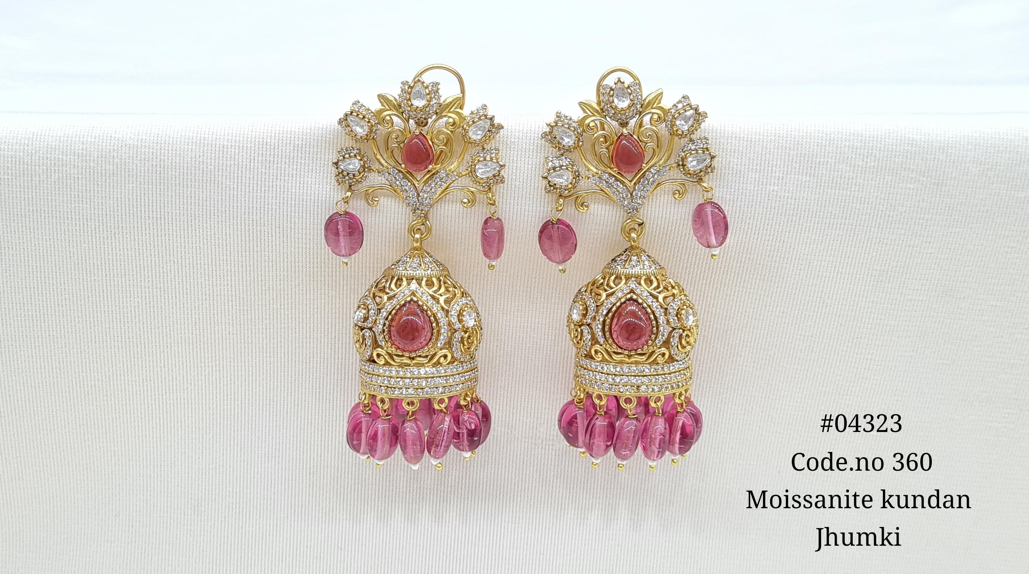 Kundan Jhumki 04323 - 3