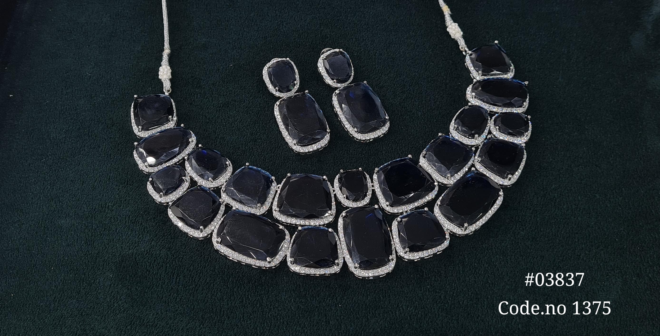 Cz necklace 03837 - 3