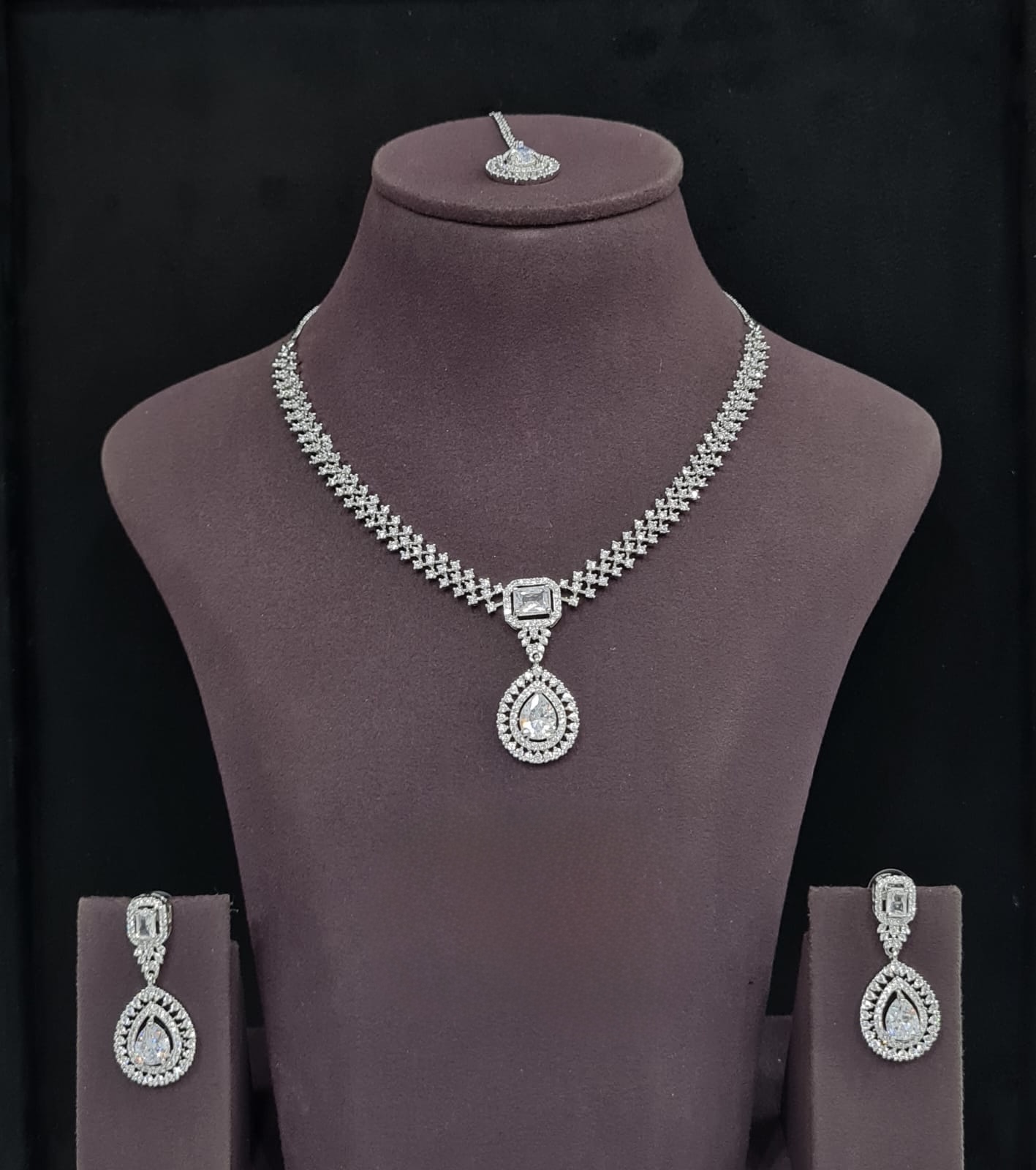 Cz Necklace 11342 - 7