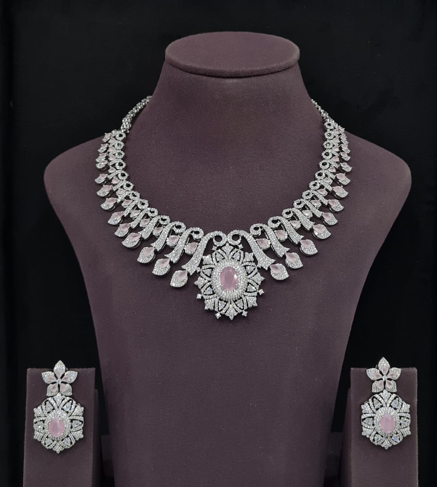 Cz Necklace 10576 - 7