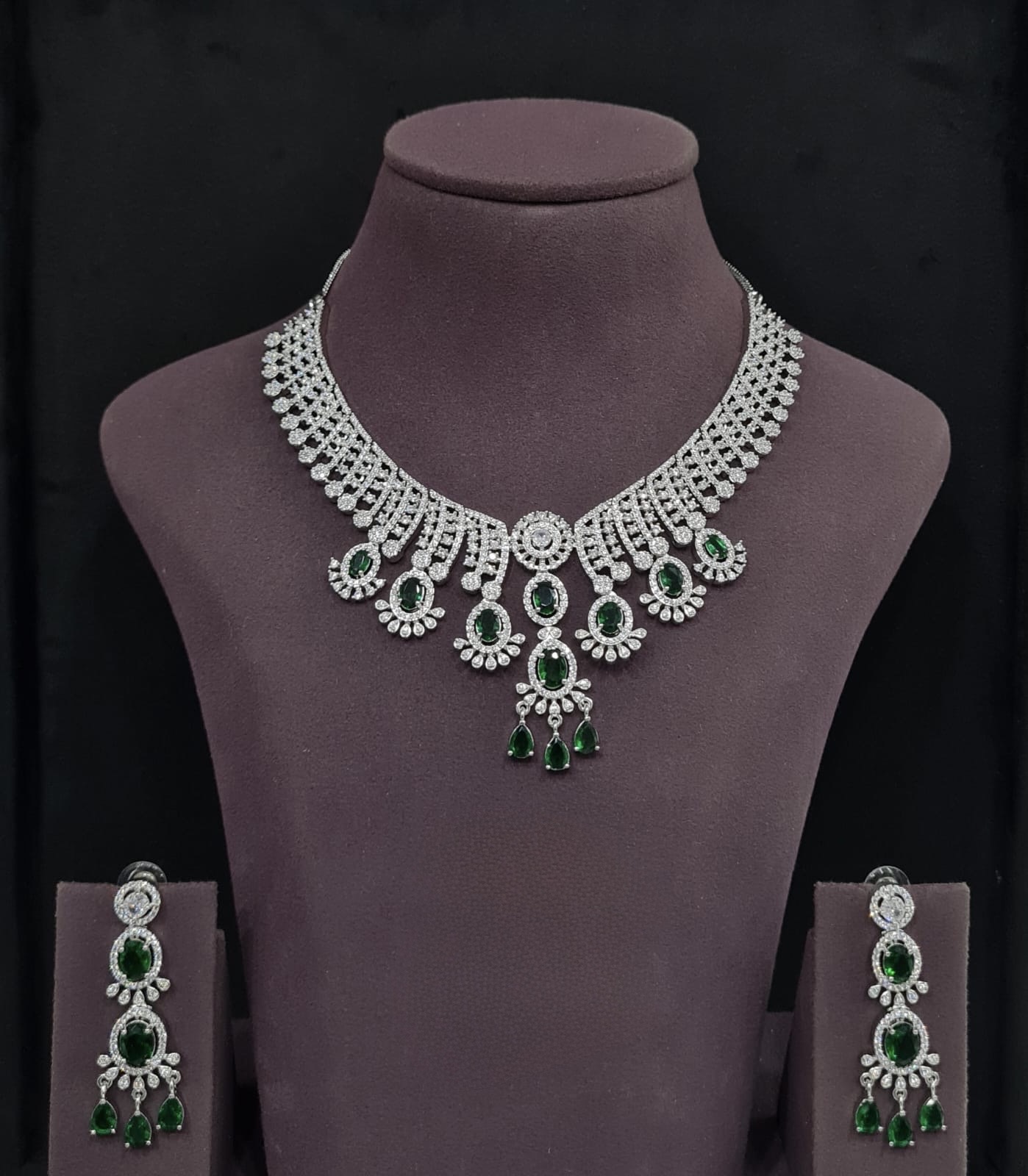 Cz Necklace 11109 - 15