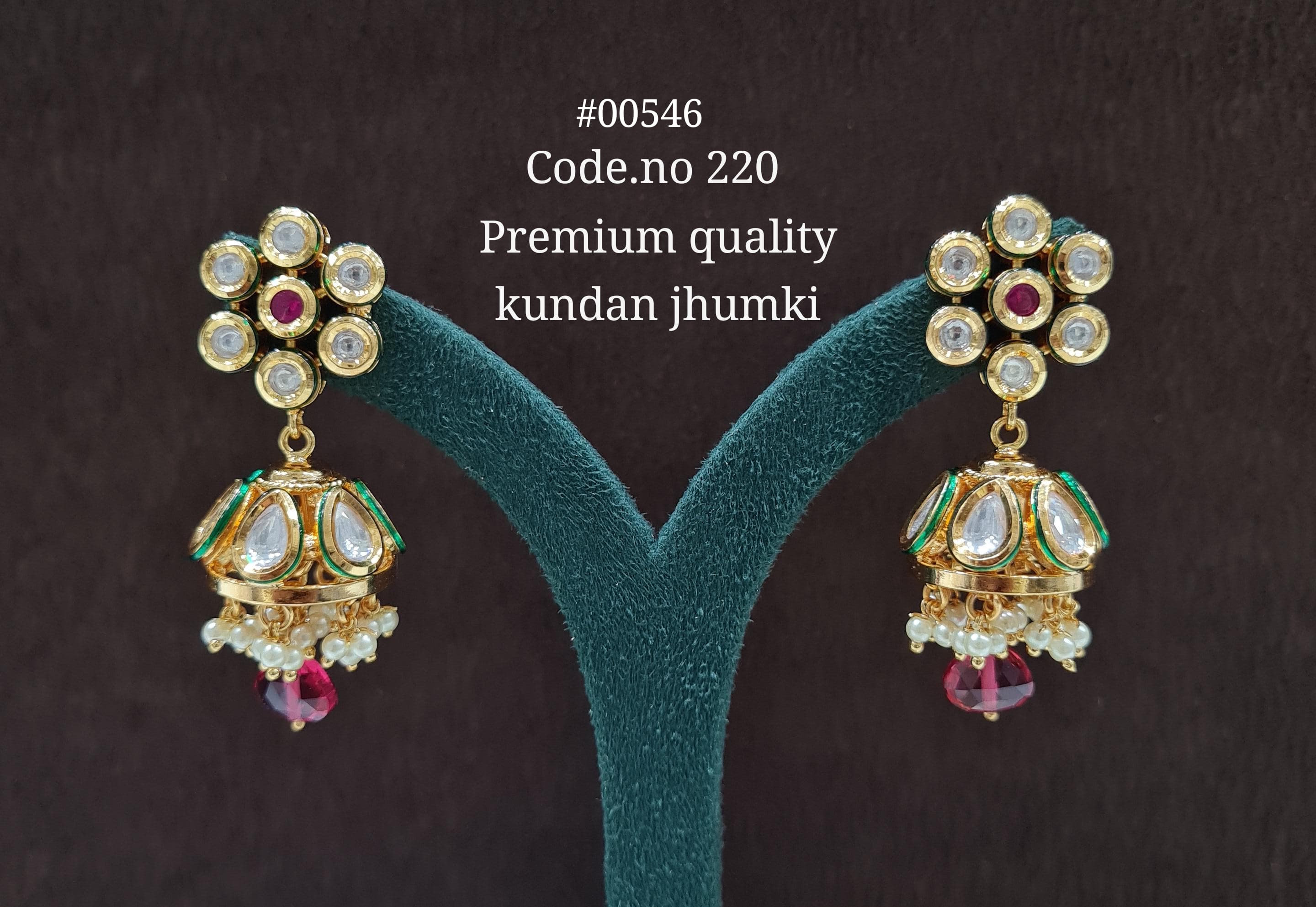 Kundan Jhumka 00546 - 4