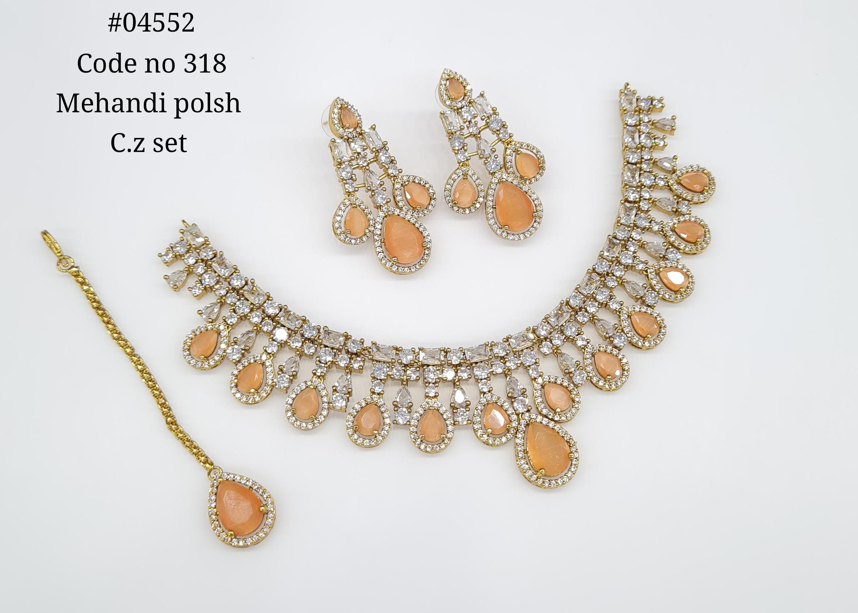 Cz Necklace 04552 - 4