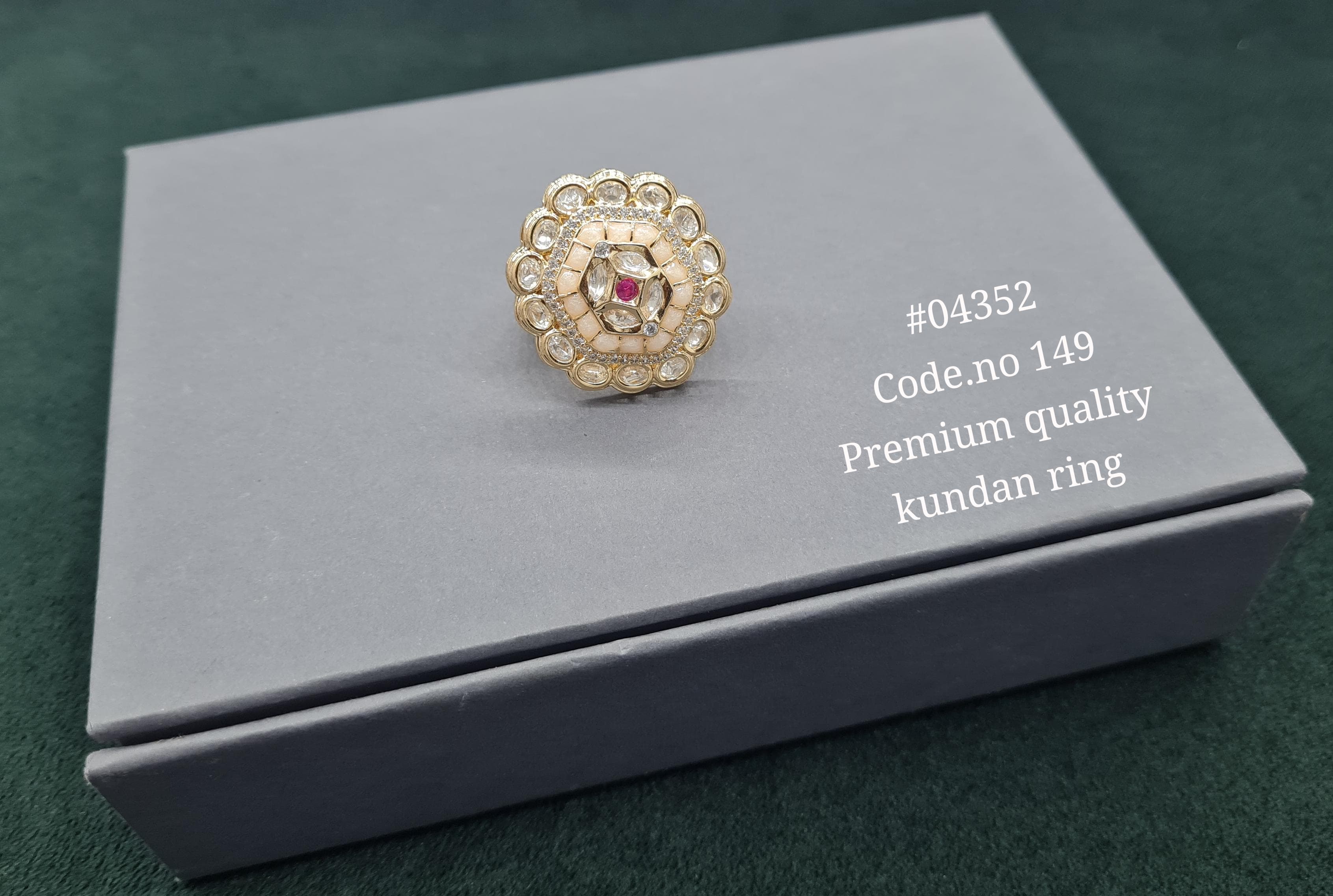 Kundan Fingerring 04352 - 4