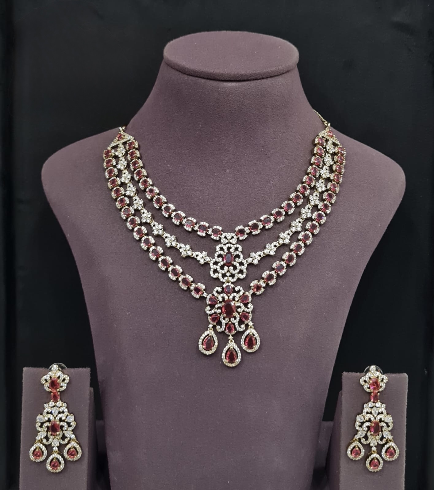 Cz Necklace 11113 - 11