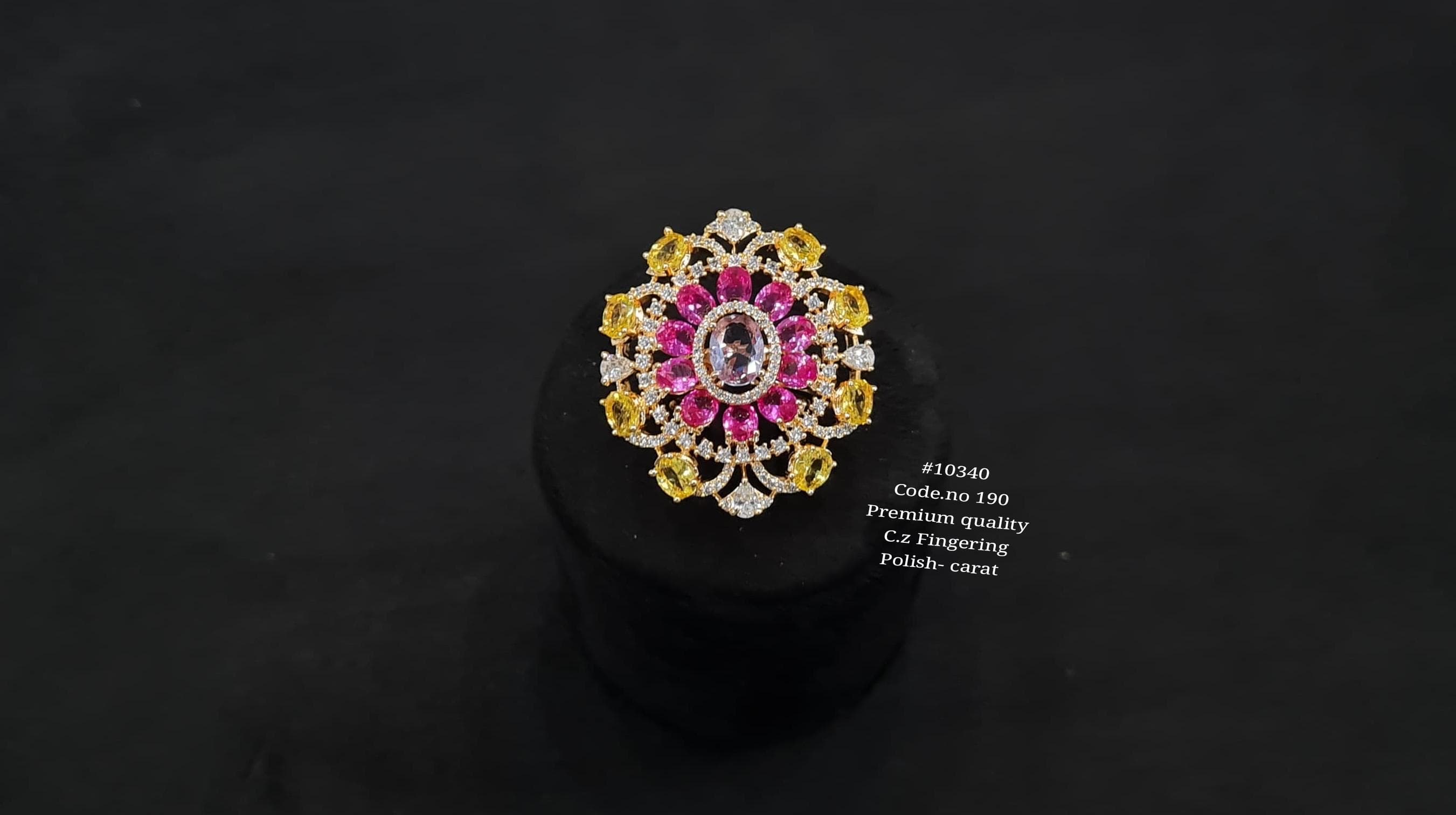 Cz Fingerring 10340 - 4
