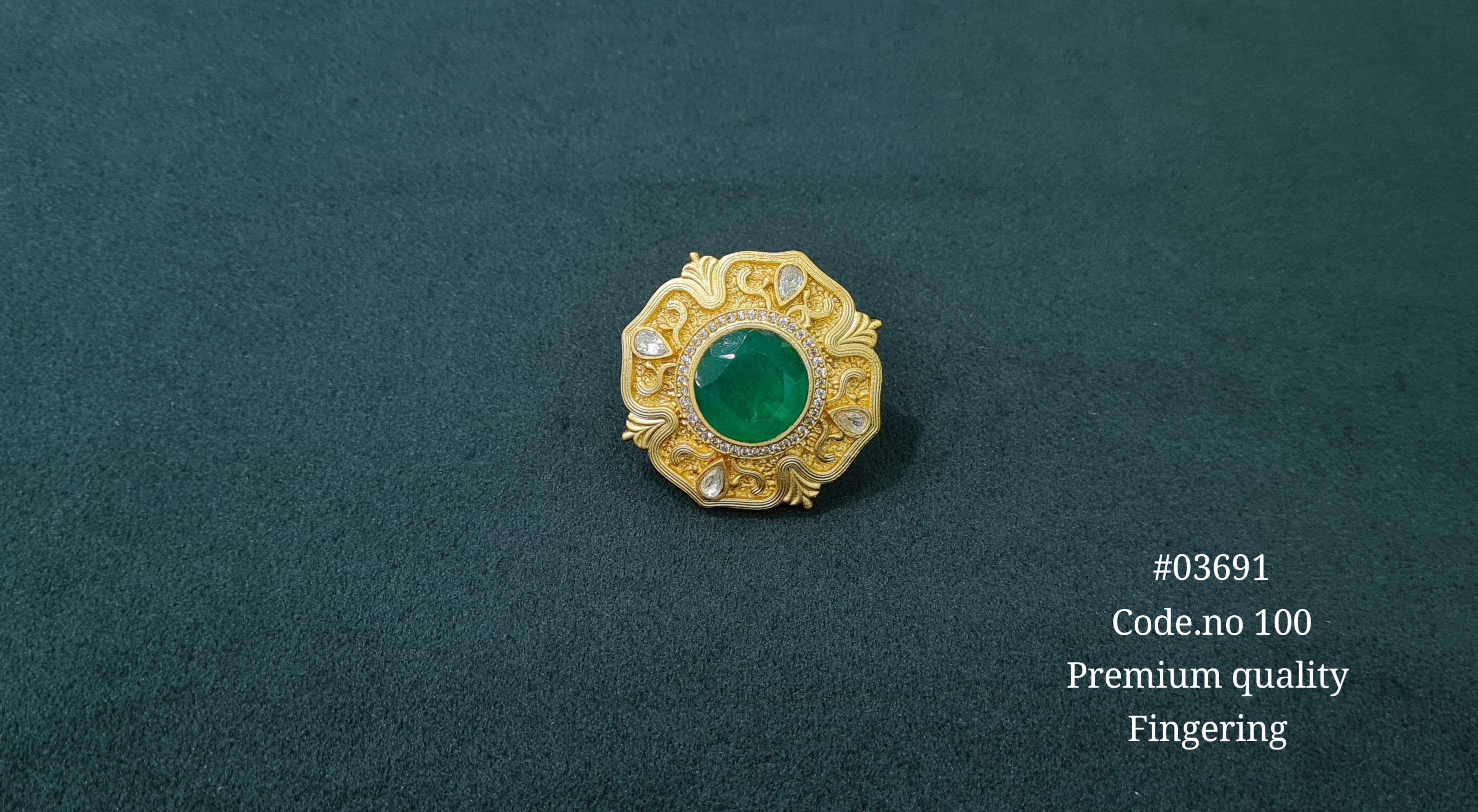 Kundan Fingerring 03691 - 3