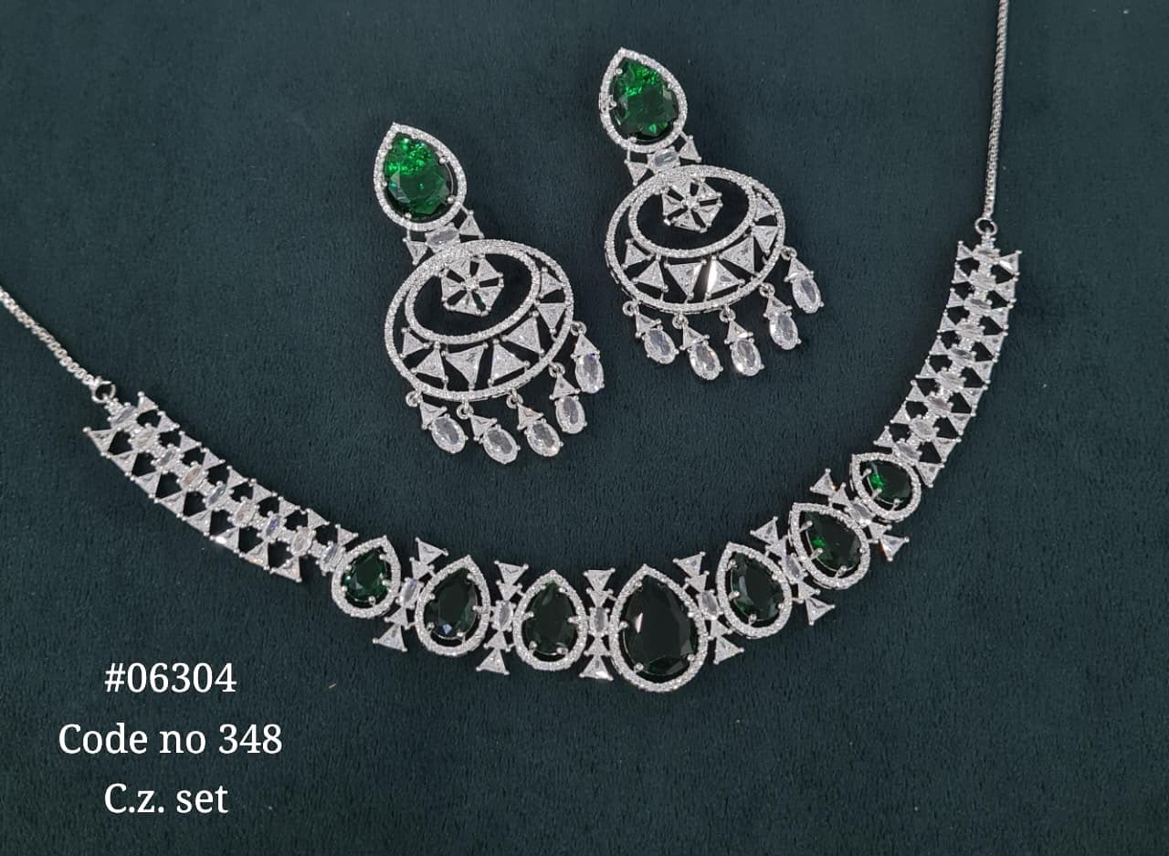 Cz Necklace 06304 - 6