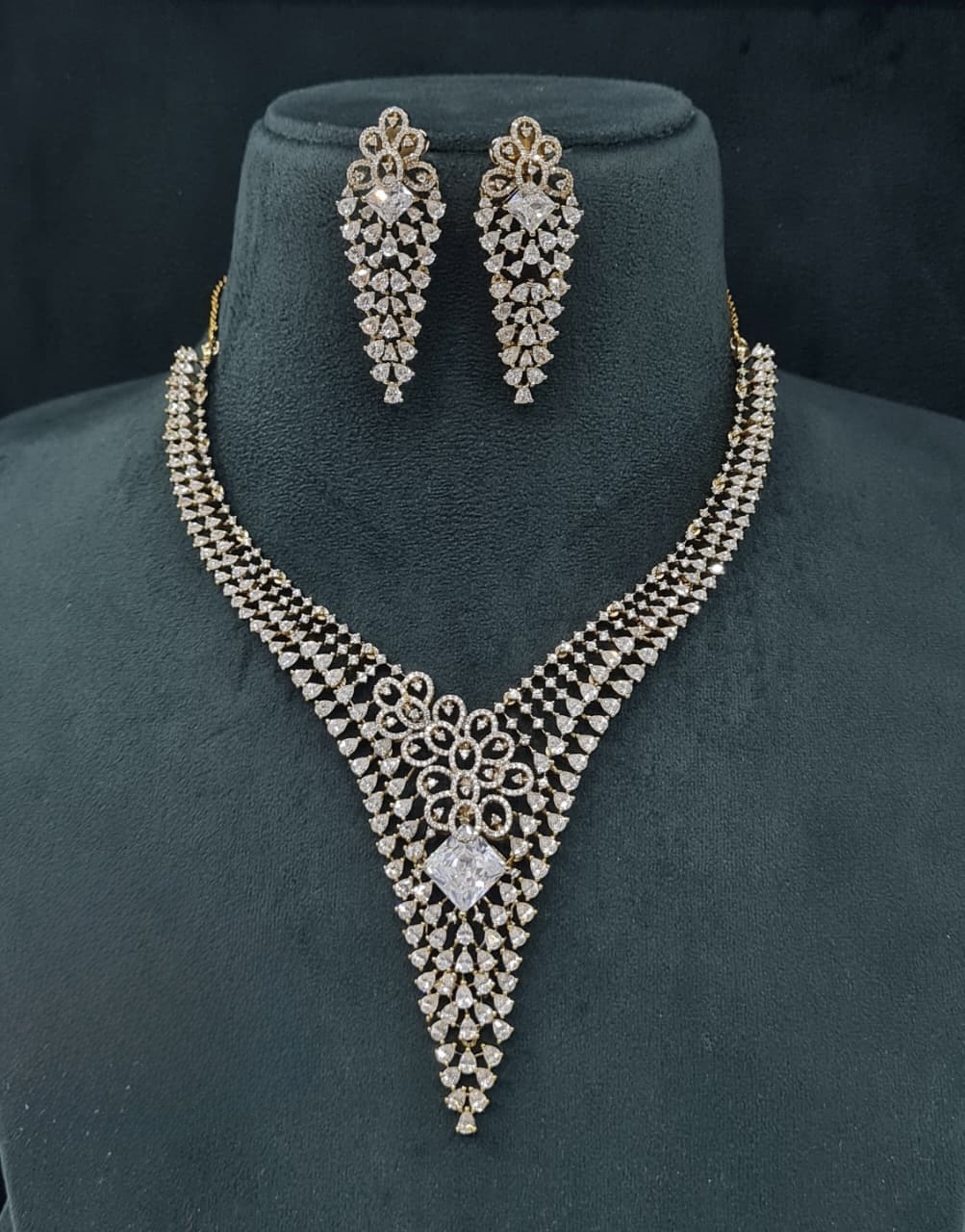 Cz Necklace 06773 - 7