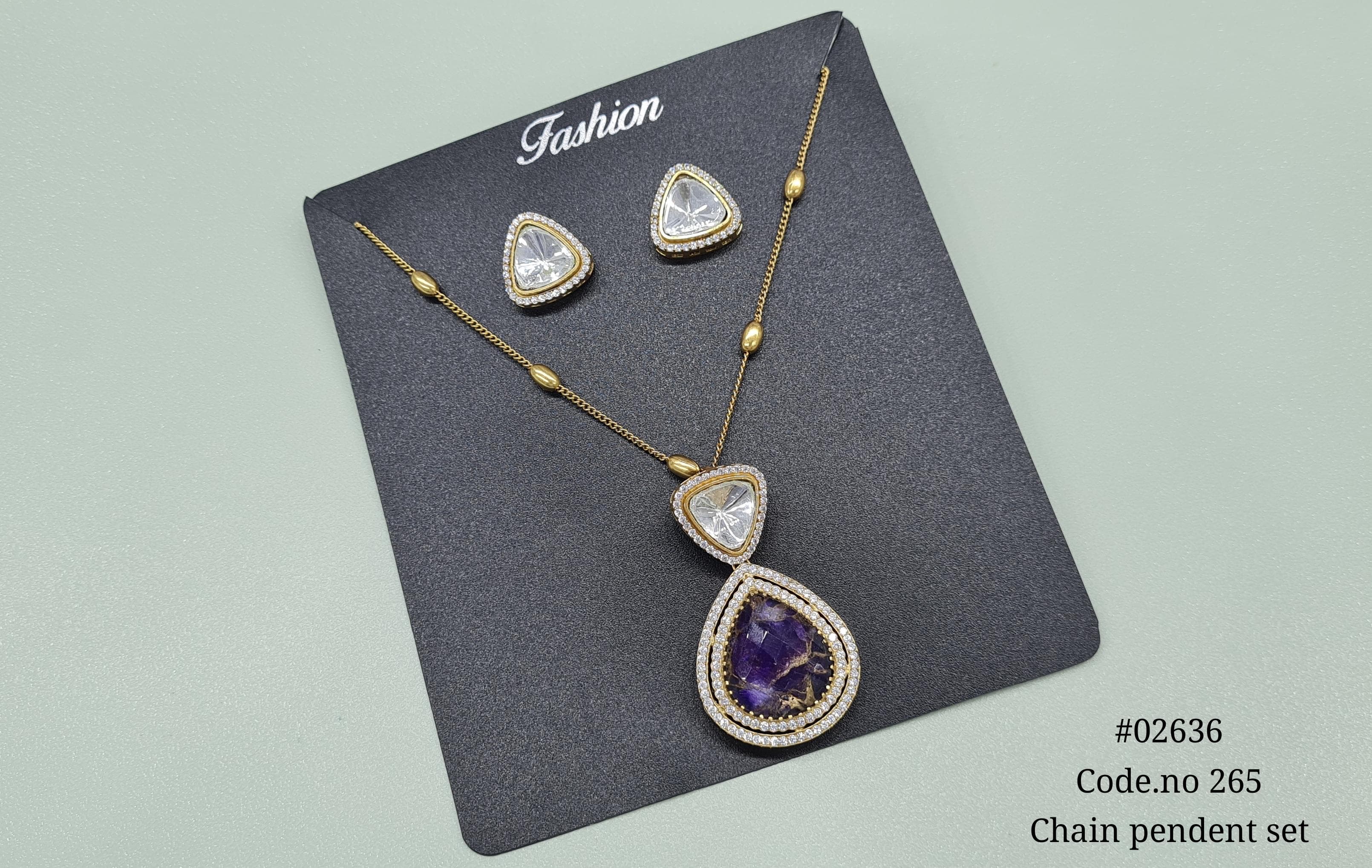 Kundan Pendant 02636 - 6