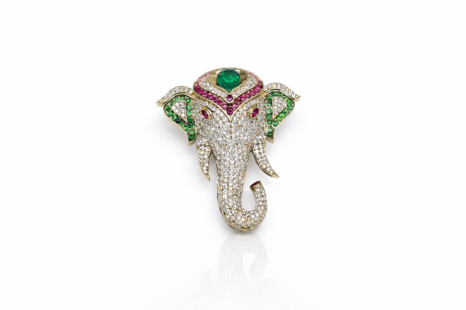 Kundan Brooch 06837