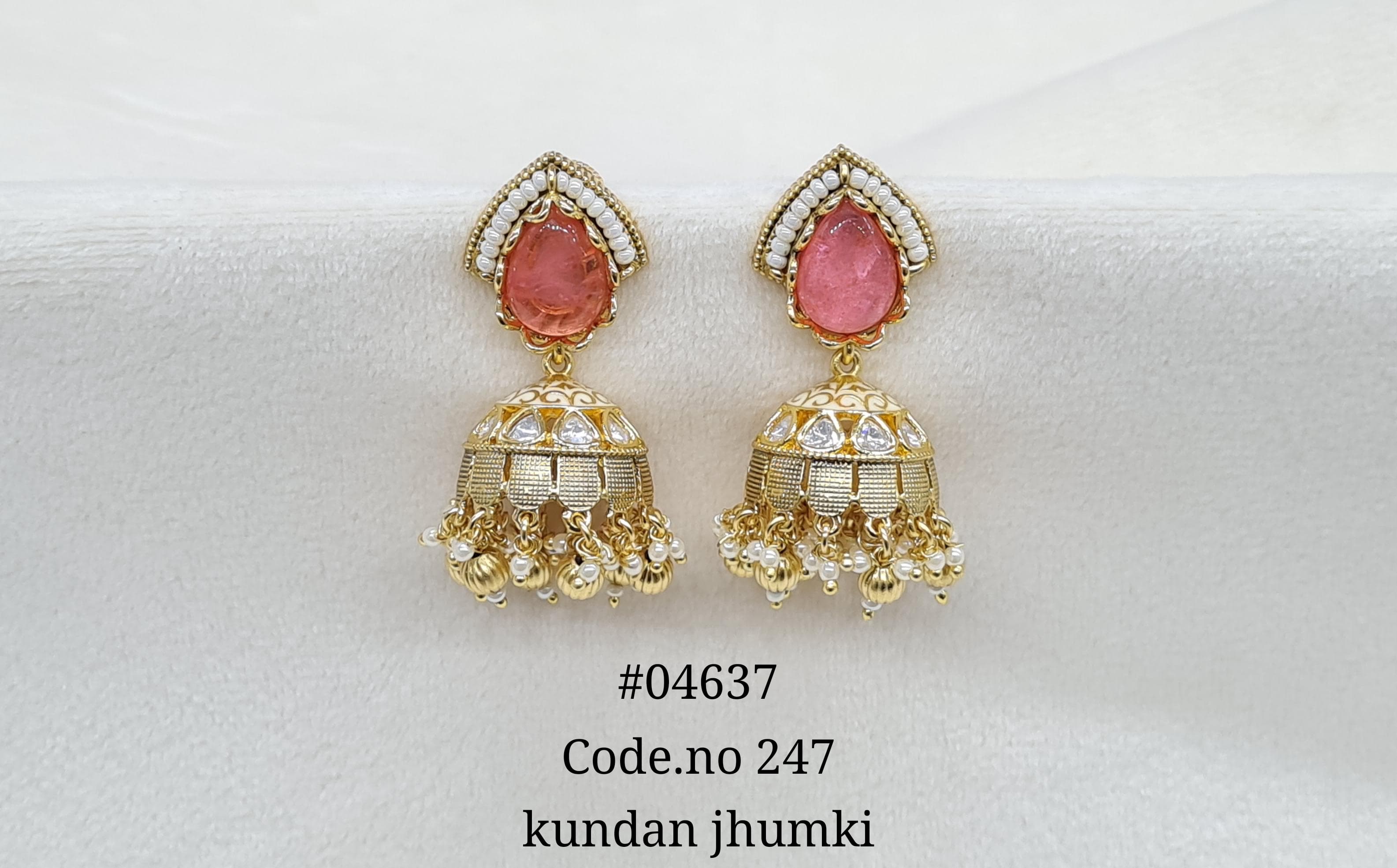 Kundan Jhumki 04637 - 5