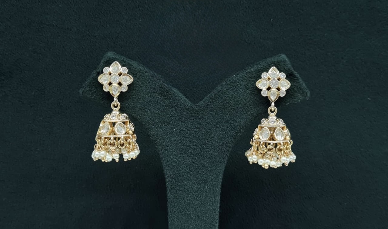 Kundan Earrings 06300 - 5