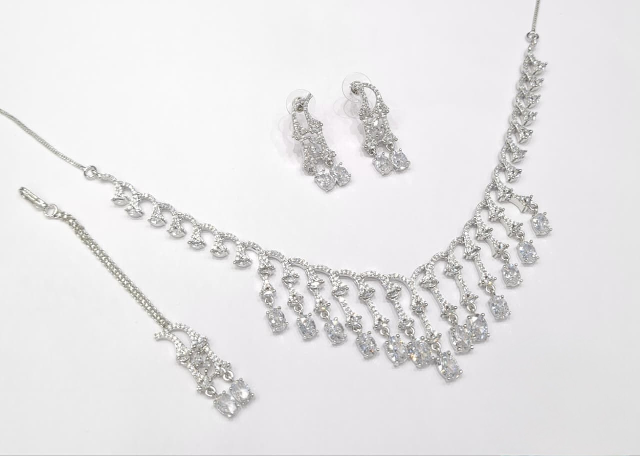 Cz Necklace 11112 - 4