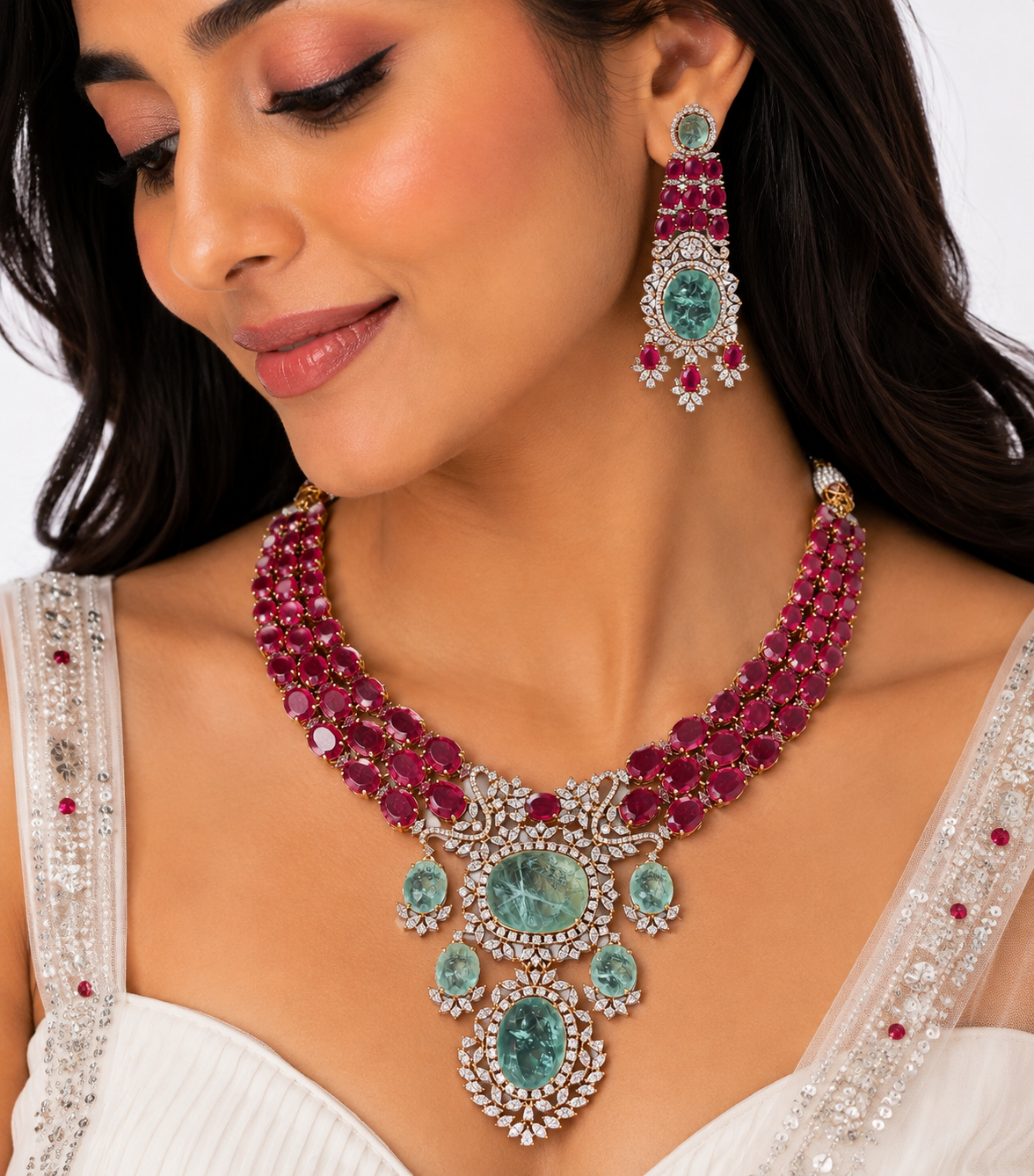 Kundan Necklace 10287 - 6