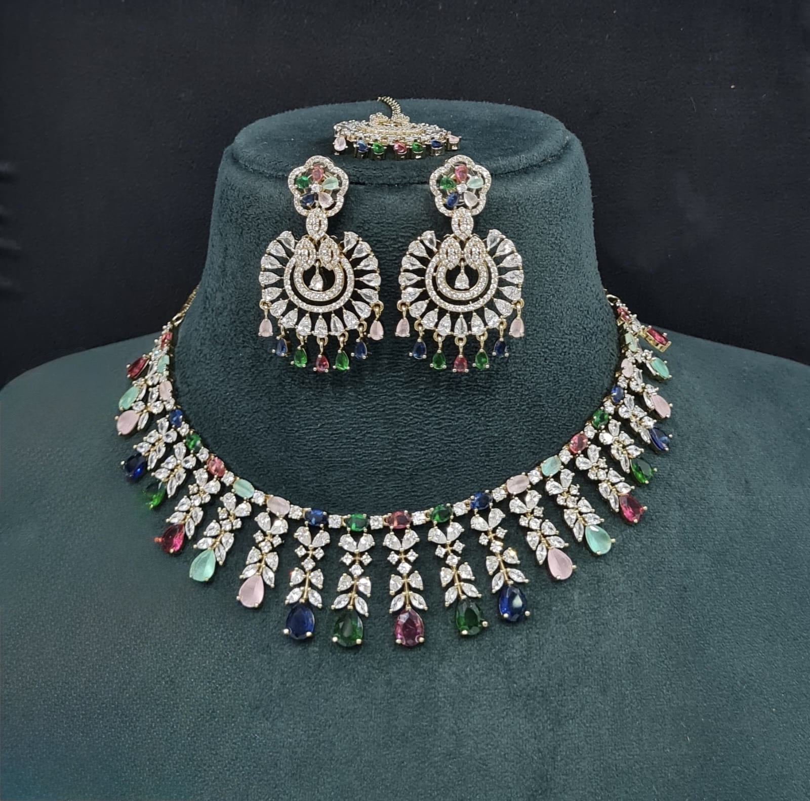 Cz Necklace 10256 - 14