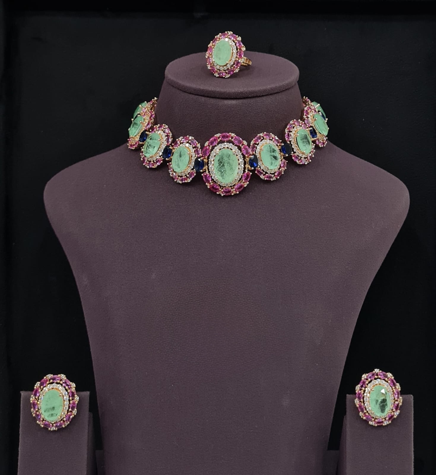 Cz Necklace 09072 - 9