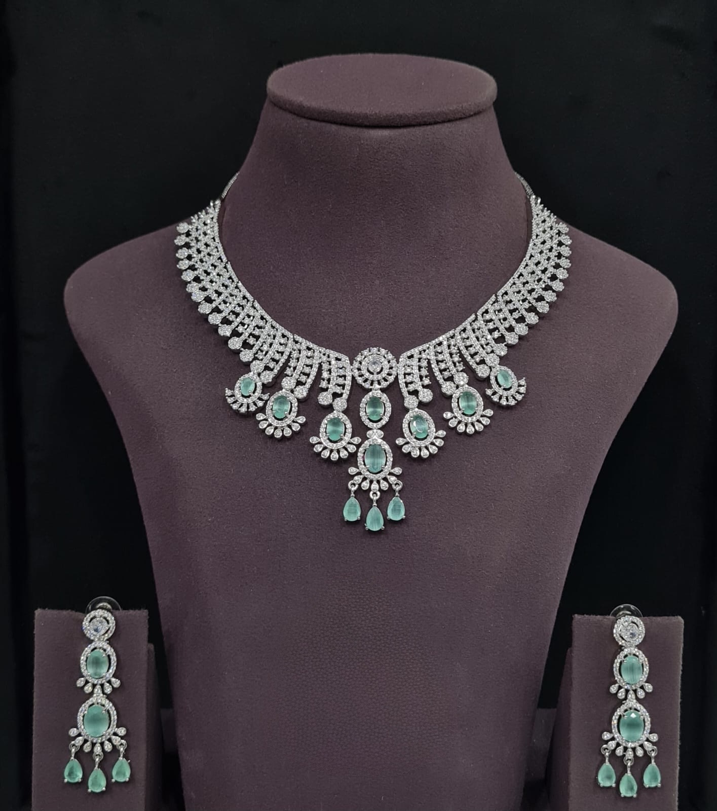 Cz Necklace 11109 - 17