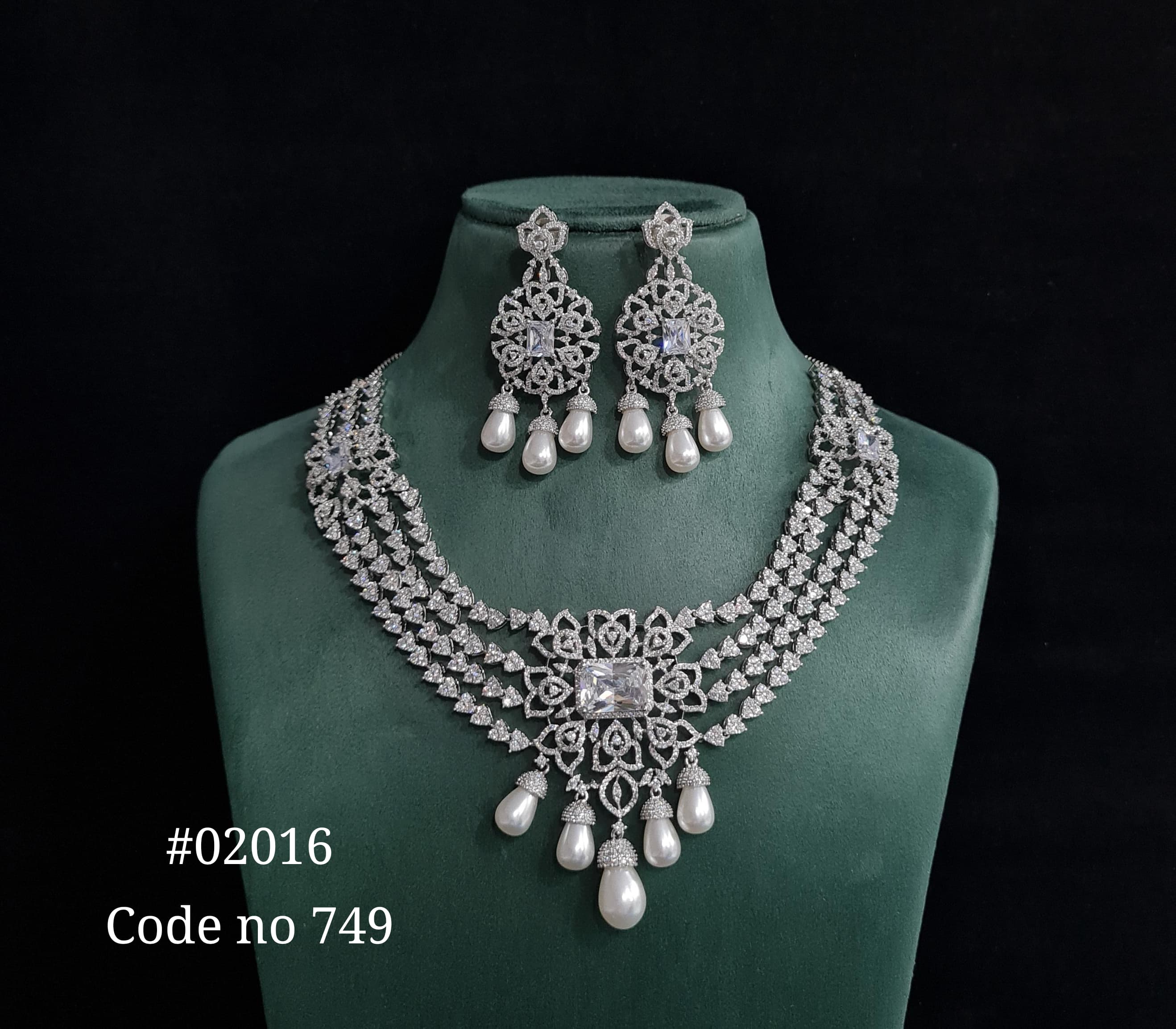 CZ Necklace 02016 - 4