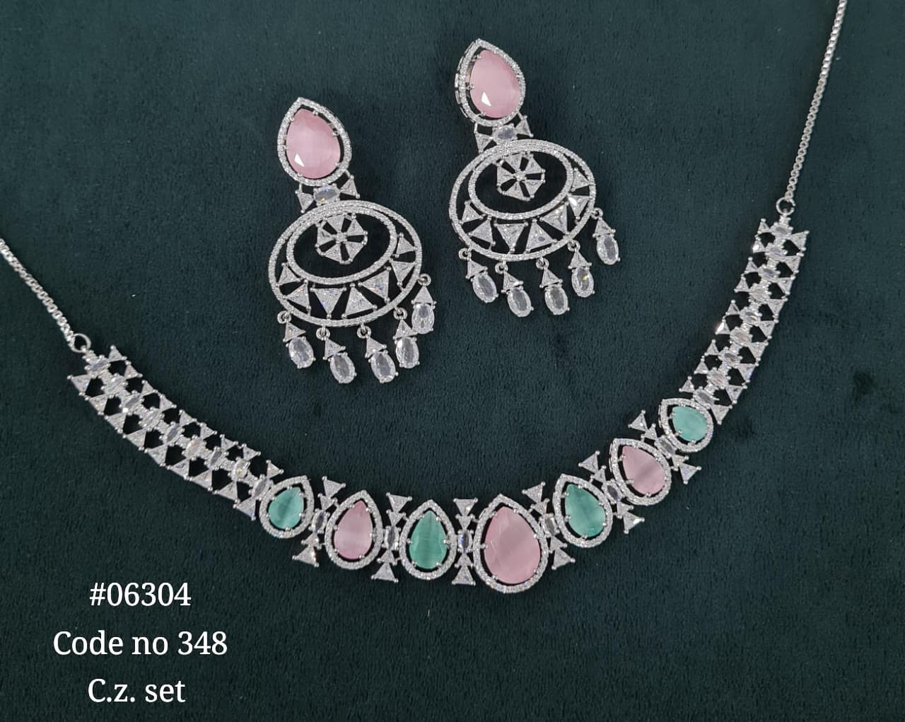 Cz Necklace 06304 - 11