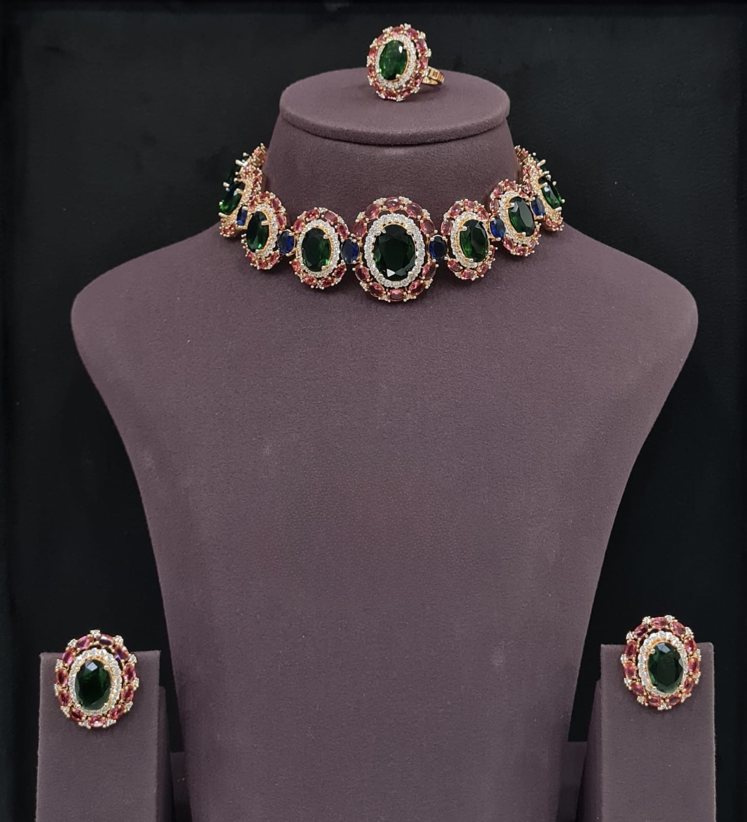 Cz Necklace 09072 - 11