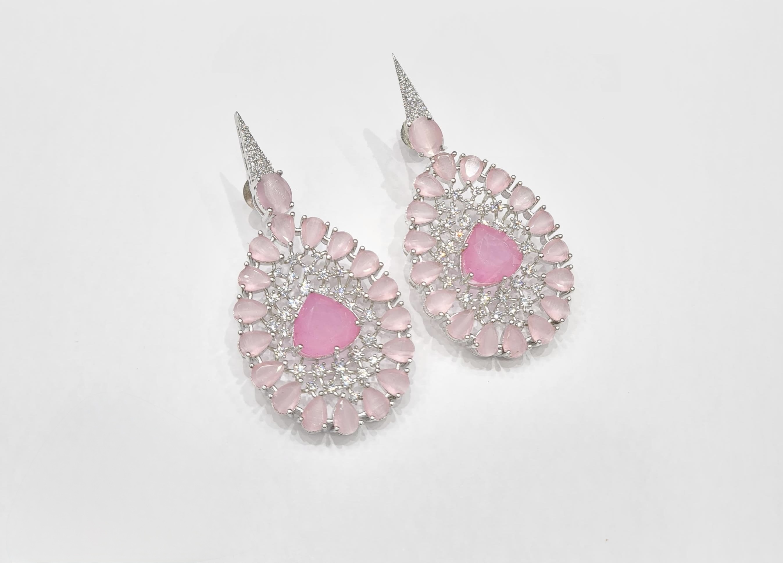 Cz Earrings 08446 - 8